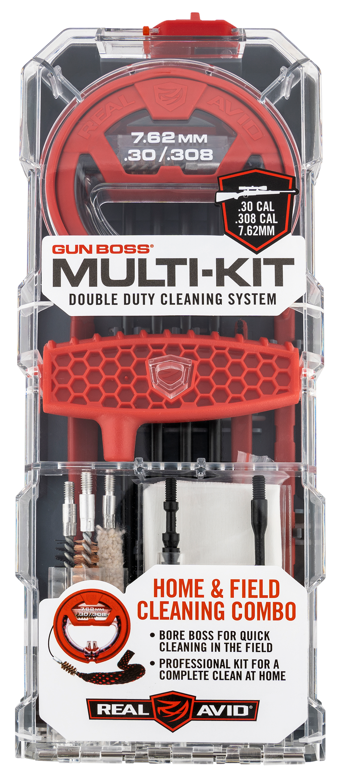 Real Avid AVGBMK308 Gun Boss Multi-Kit 7.62mm 30 Cal 308 Cal Rifle