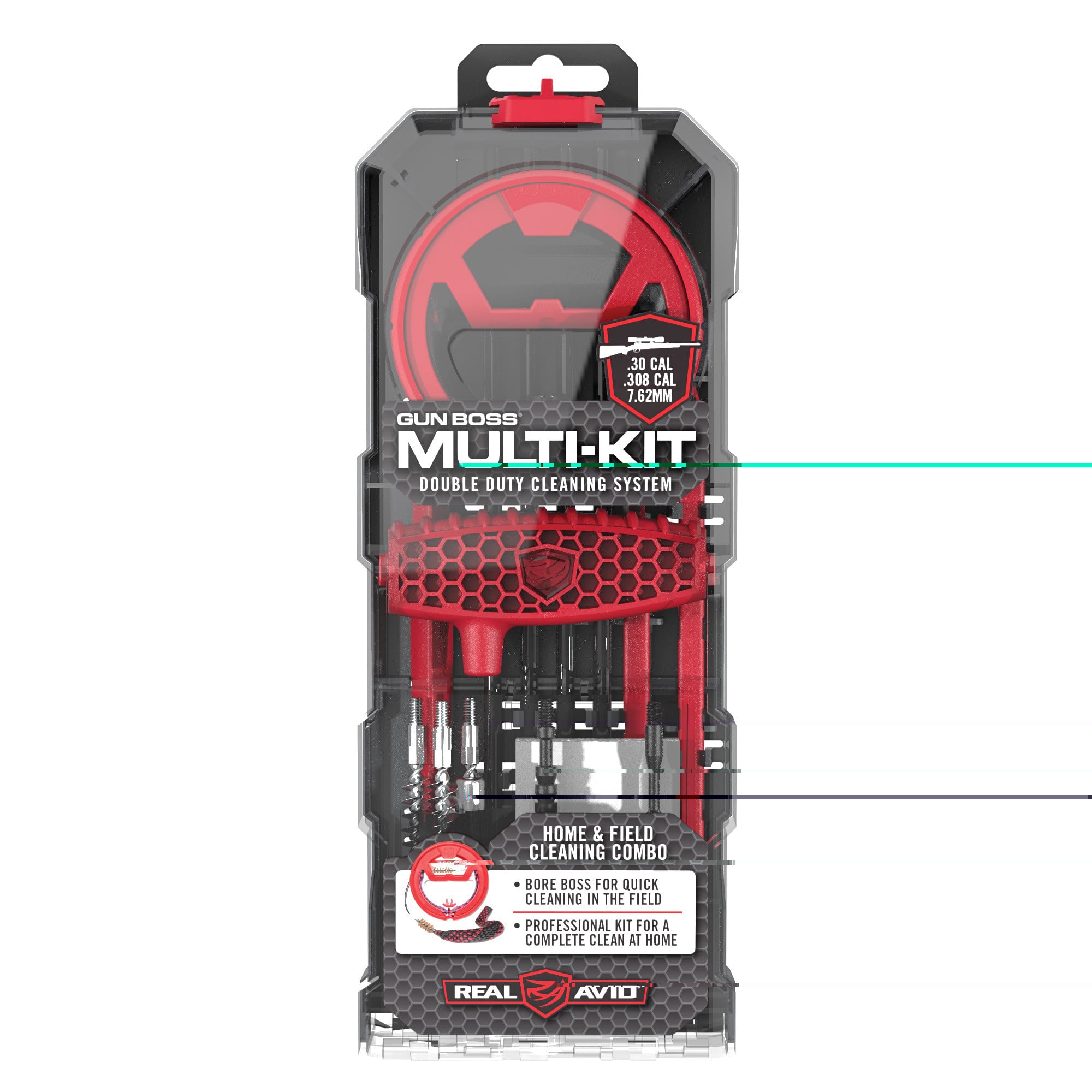 Real Avid AVGBMK308 Gun Boss Multi-Kit 7.62mm 30 Cal 308 Cal Rifle