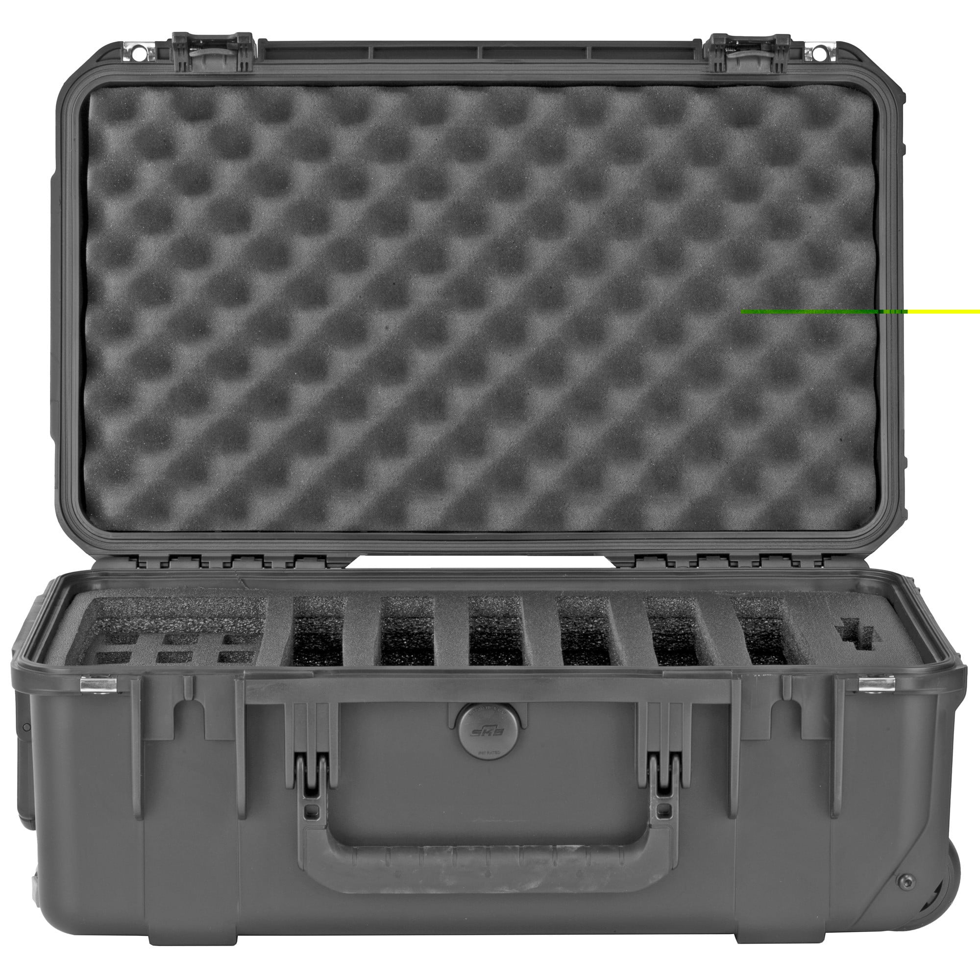 SKB iSeries 1610-10 6 Gun Pistol Case Polymer Black