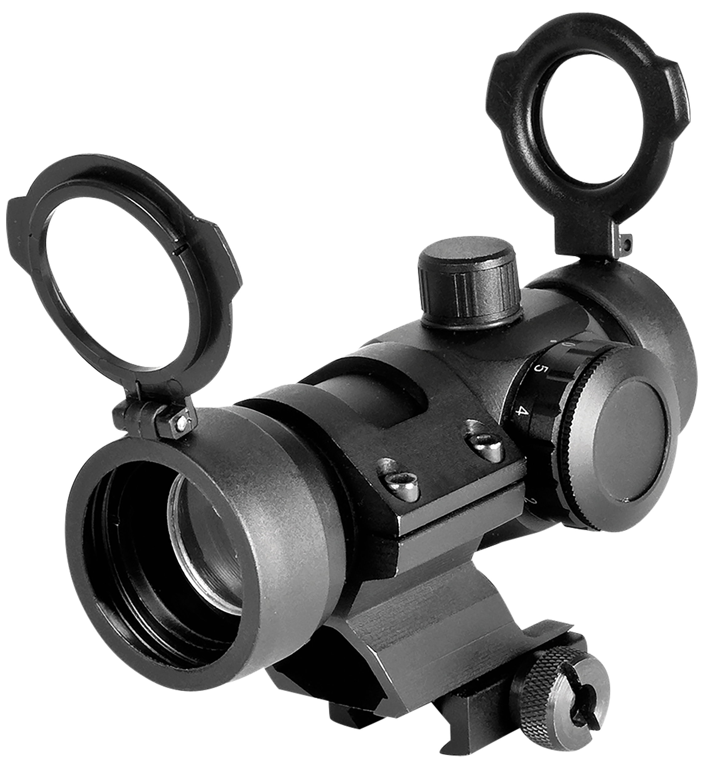 NcStar 1x30 Tactical Red/Green Dot 30mm Sight Matte, 3 MOA (Red/Green) Dot, w/ Cantilever Weaver Mount