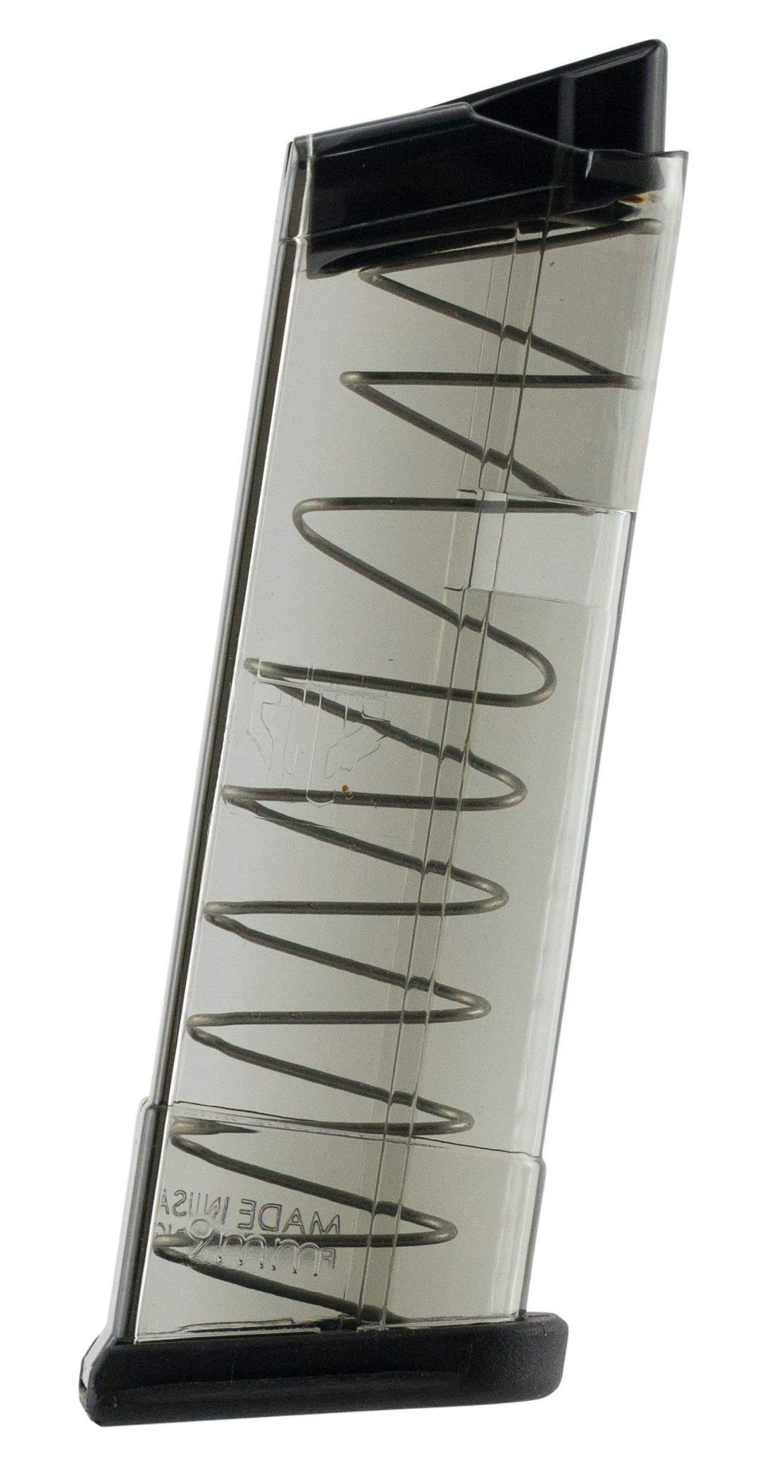 ETS Group GLK429 Pistol Mags9rd Extended 380 ACP Compatible w/Glock 42 Clear Polymer