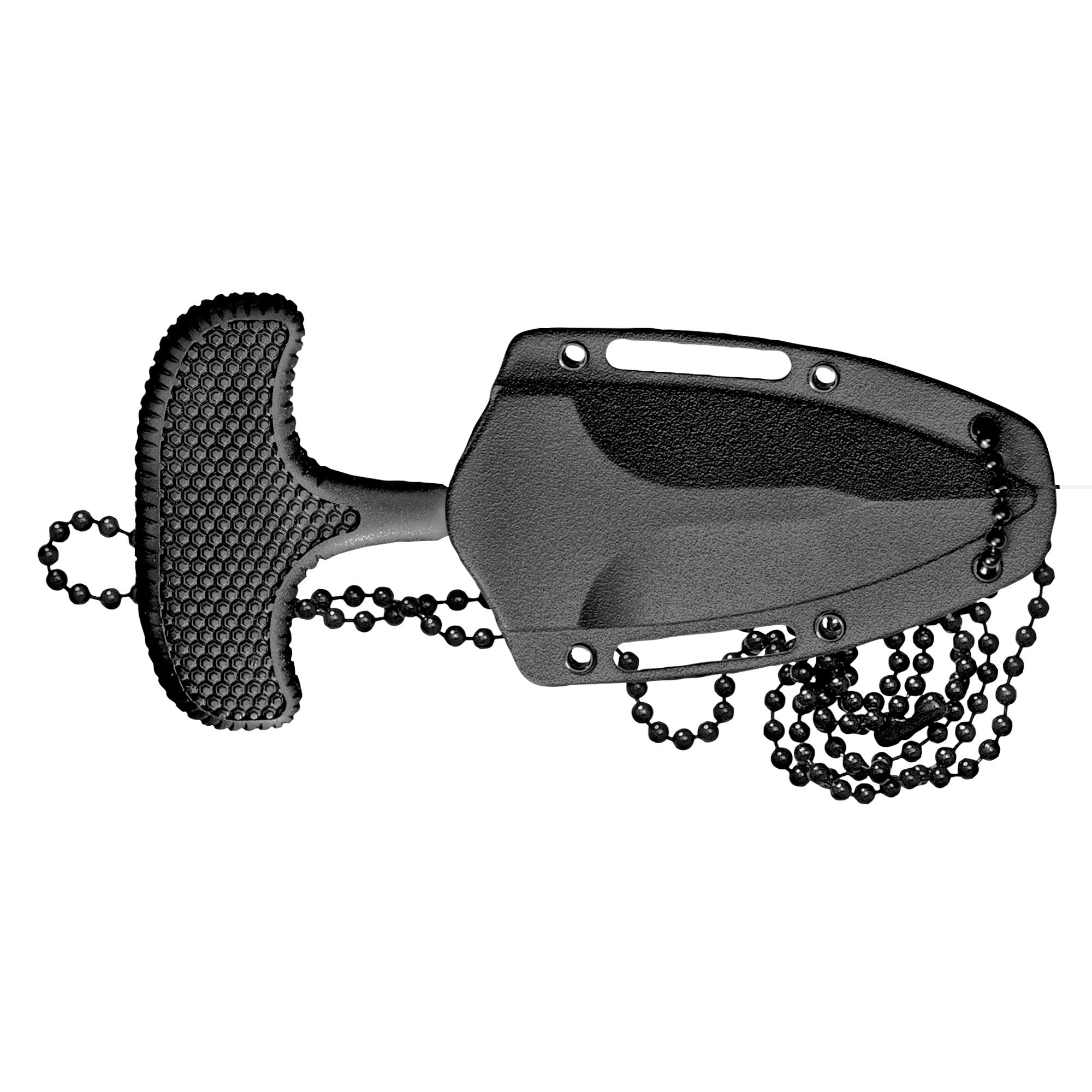 Cold Steel CS12DCST Safe Maker II 3.25" Fixed Spear Point Plain Stone Washed AUS-8A SS Blade/ Black Textured Kray-Ex Handle Includes Sheath