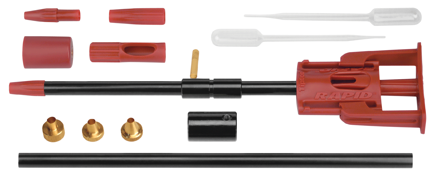 Tipton 777999 Rapid Bore Guide Kit AR Platform Firearm Aluminum 13 Pieces Includes Muzzle Guides