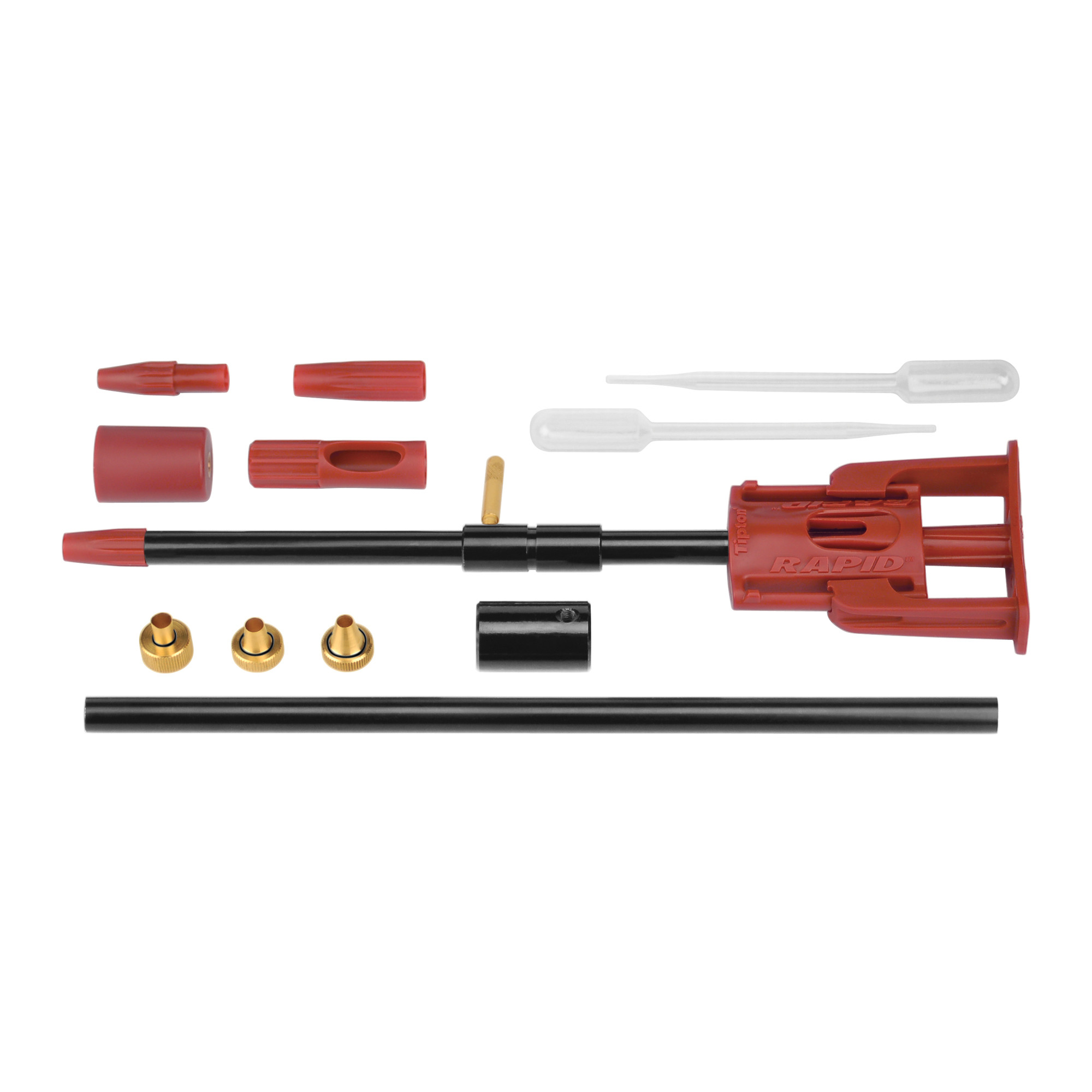Tipton 777999 Rapid Bore Guide Kit AR Platform Firearm Aluminum 13 Pieces Includes Muzzle Guides