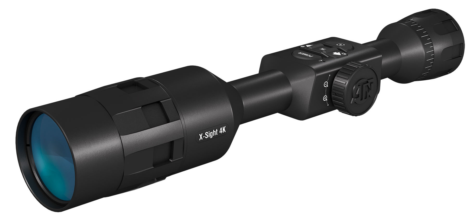 ATN DGWSXS3144KP X-Sight 4K Pro Edition Night Vision Riflescope Black 3-14x 50mm 30mm Tube Multi Reticle Features Rangefinder