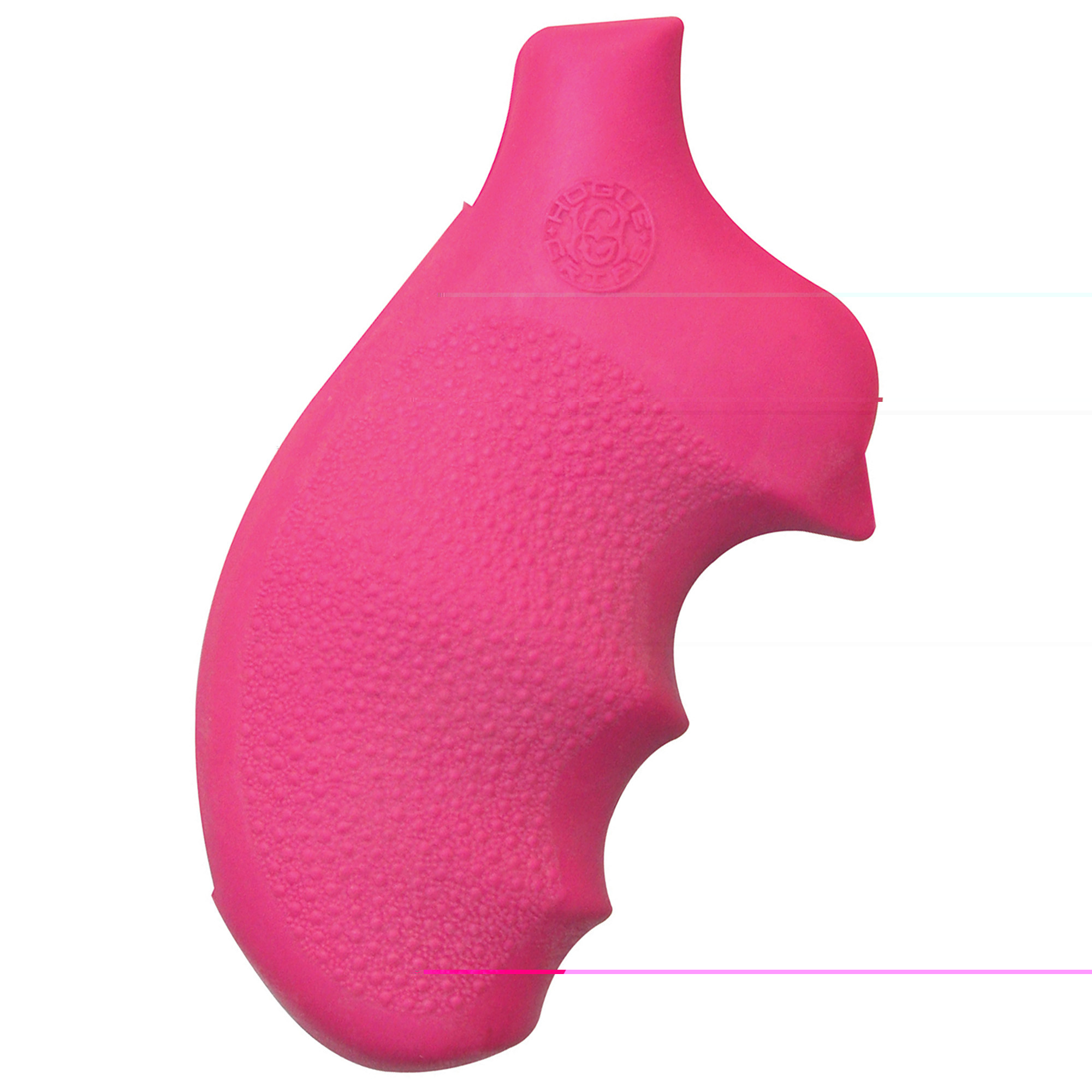 Hogue 67007 OverMolded Monogrip Cobblestone Pink Rubber with Finger Grooves for Taurus 85