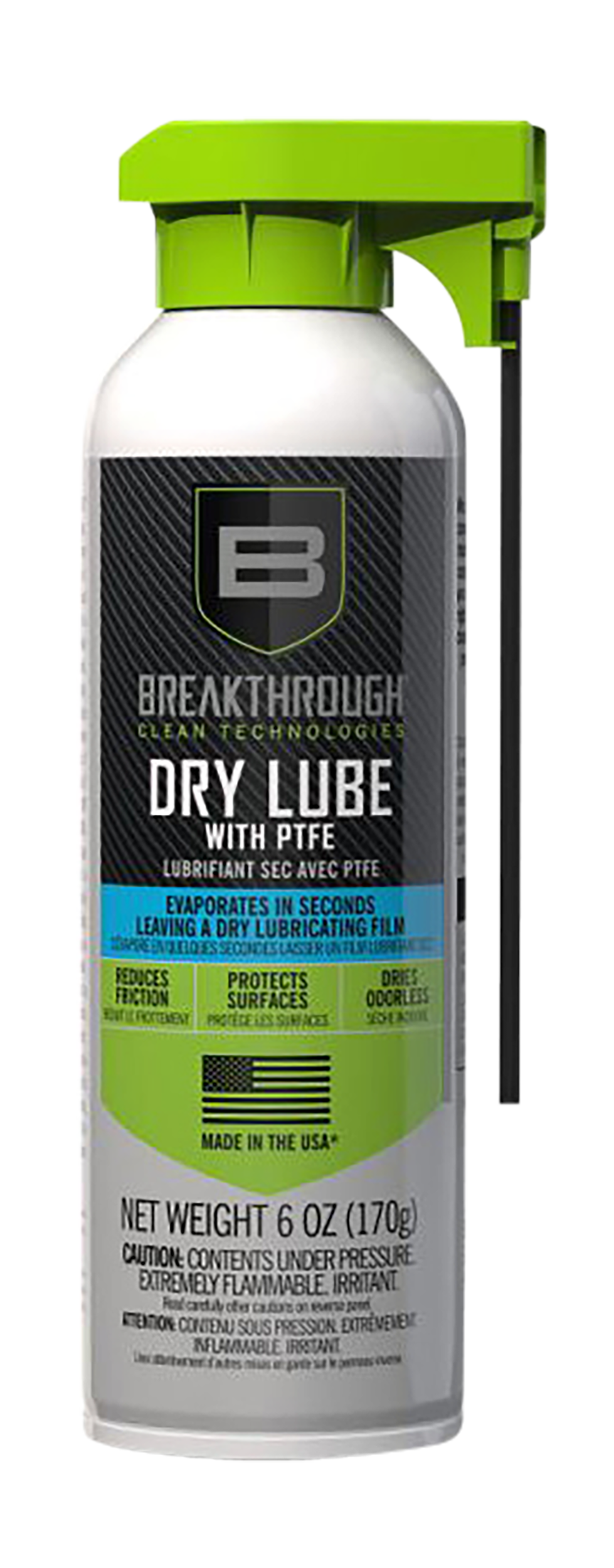 Breakthrough Clean BTADL6OZ Dry Lube Aerosol 6 oz