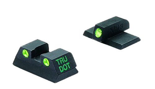 Meprolight USA 151203101 Tru-DotBlack | Green Tritium Front Sight Green Tritium Rear Sight Set