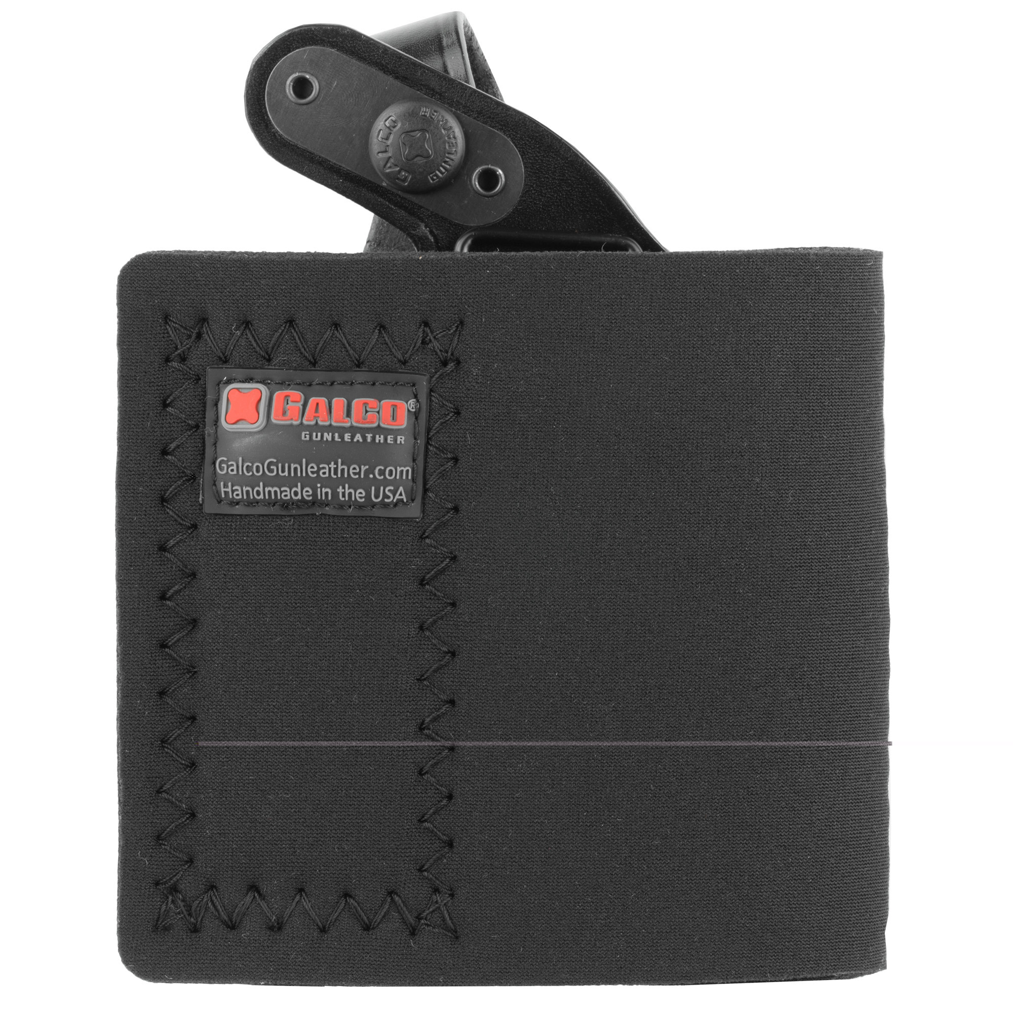 Galco AG160B Ankle GloveSize Fits Ankles up to 13" Black Leather Hook & Loop Fits S&W J Frame Fits Charter Arms Undercover Right Hand