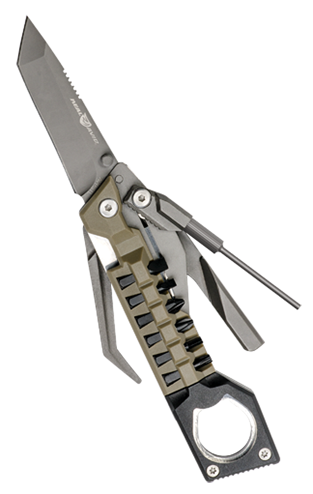 Real Avid AVPSTL Pistol Tool Silver Stainless Steel 3" Part Serrated Handgun