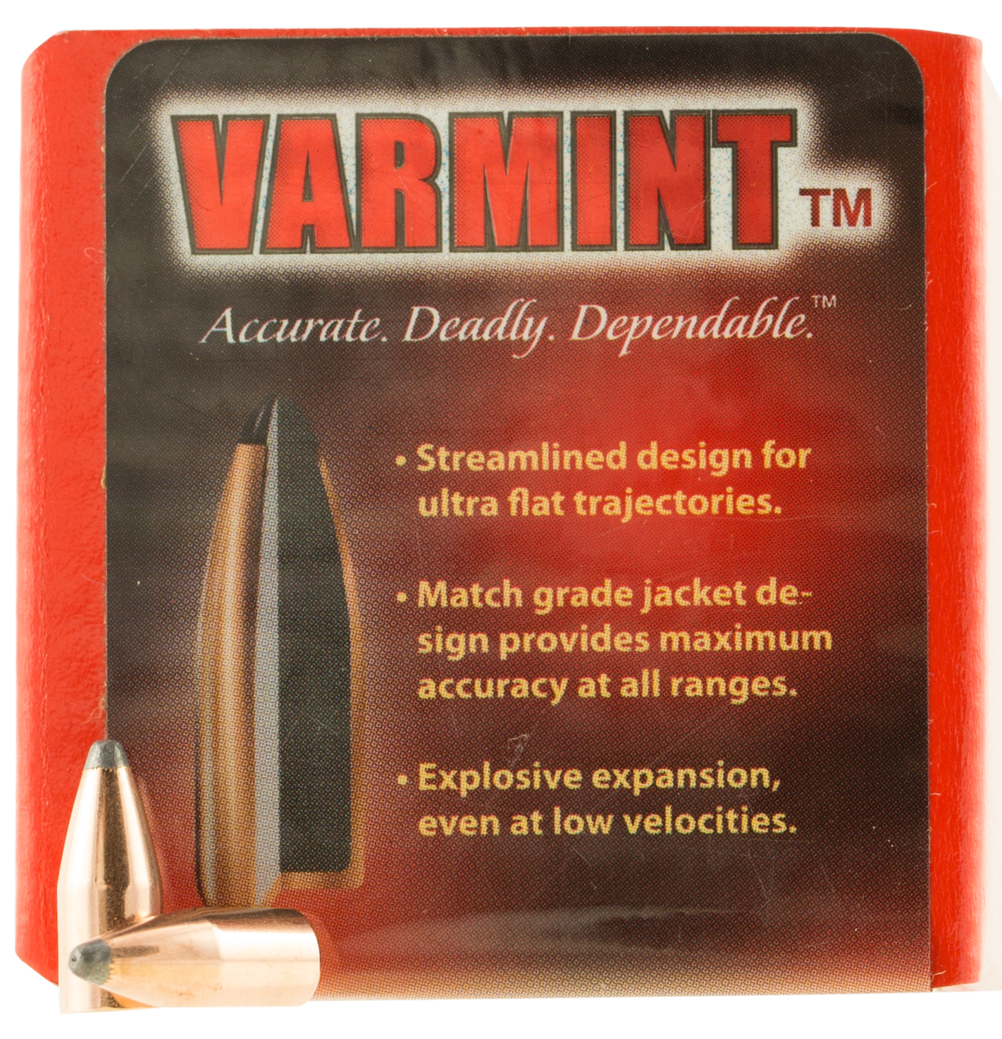 Hornady Bullets 22 Hornet (224 Diameter) 45 Grain Jacketed Soft Point Box of 100
