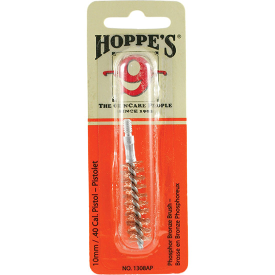 Hoppe's 1308AP Phosphor Bronze Pistol Brush 10mm/40 Cal 10 pack