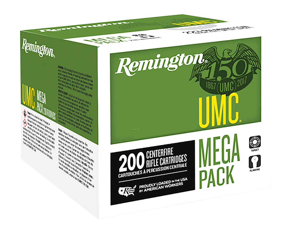 Remington Ammunition 20107 UMC Mega Pack 300 Blackout 150 gr FMJ200 Per Box/ 1 Cs