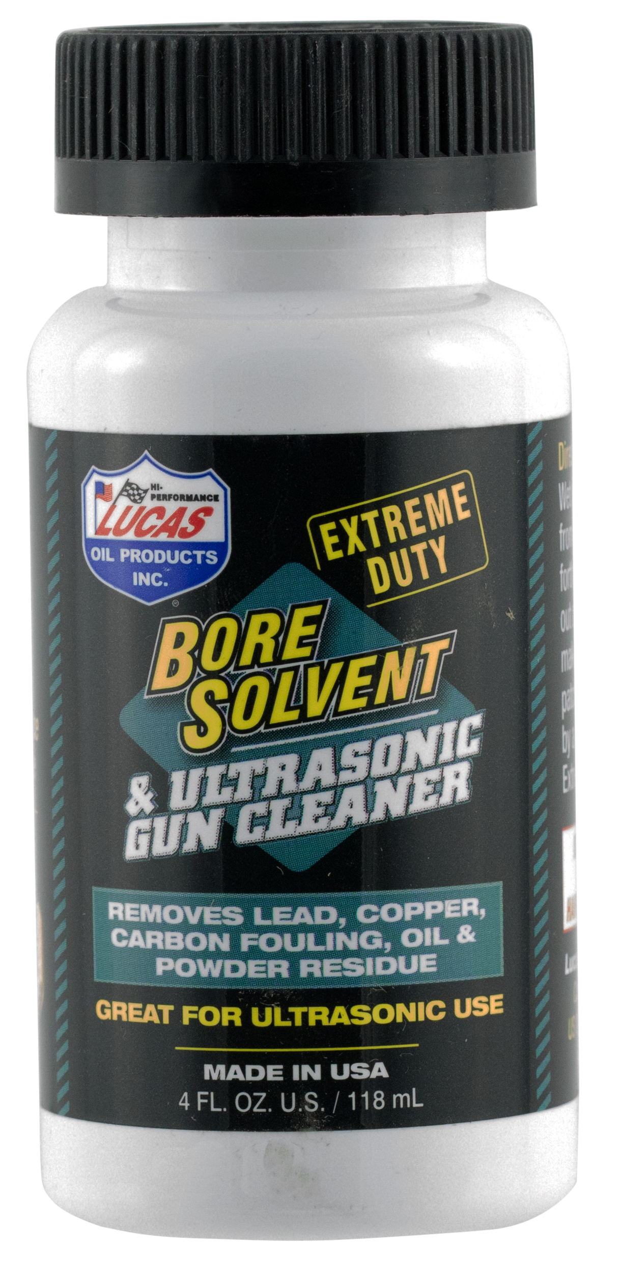 Lucas Oil 10907 Extreme Duty Bore Solvent Against Rust and Corrosion 4 oz Jar