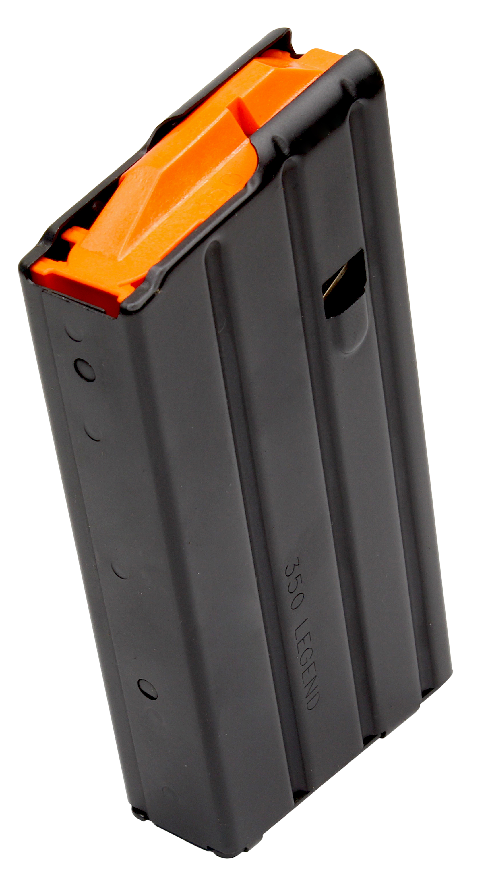 DuraMag 2035041178CPD SS Replacement Magazine Black with Orange Follower Detachable 20rd 350 Legend for AR-15