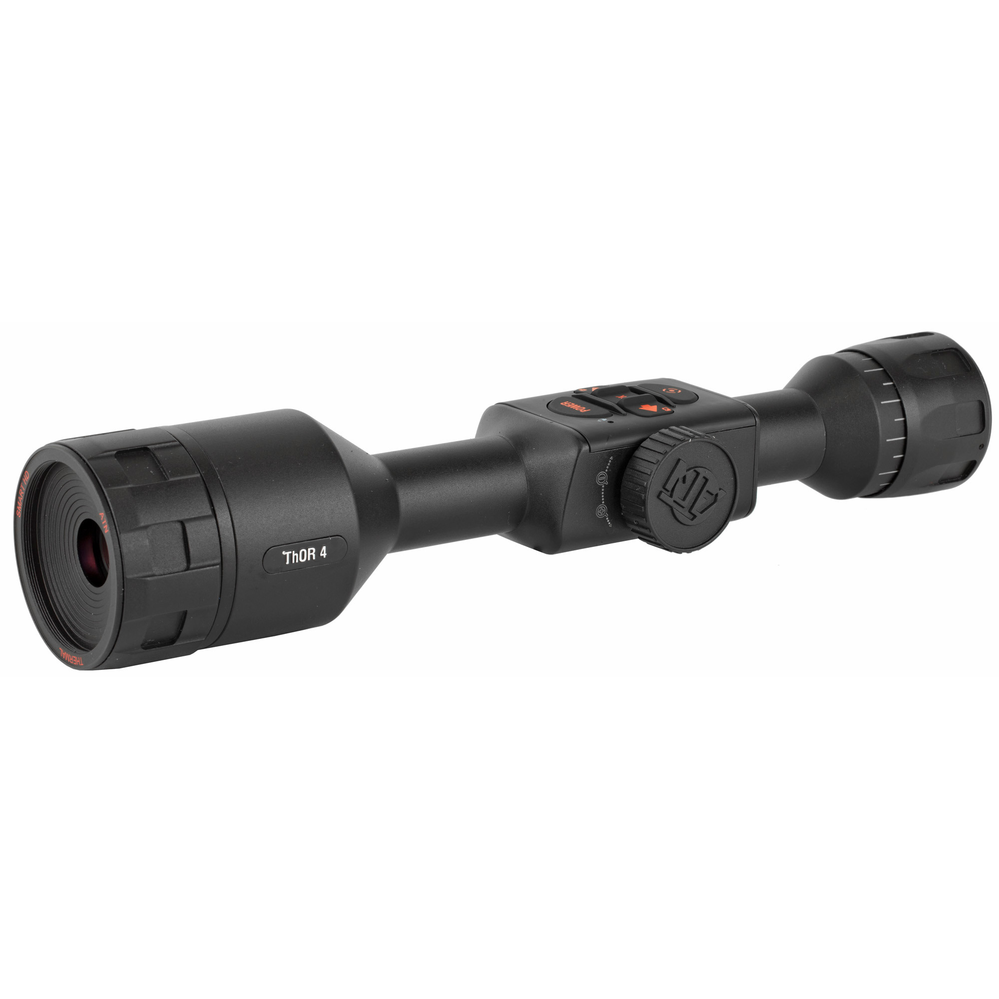 ATN TIWST4641A Thor 4 640 Thermal Rifle Scope Black Anodized 1-10x Multi Reticle 640x480 Resolution Features Rangefinder