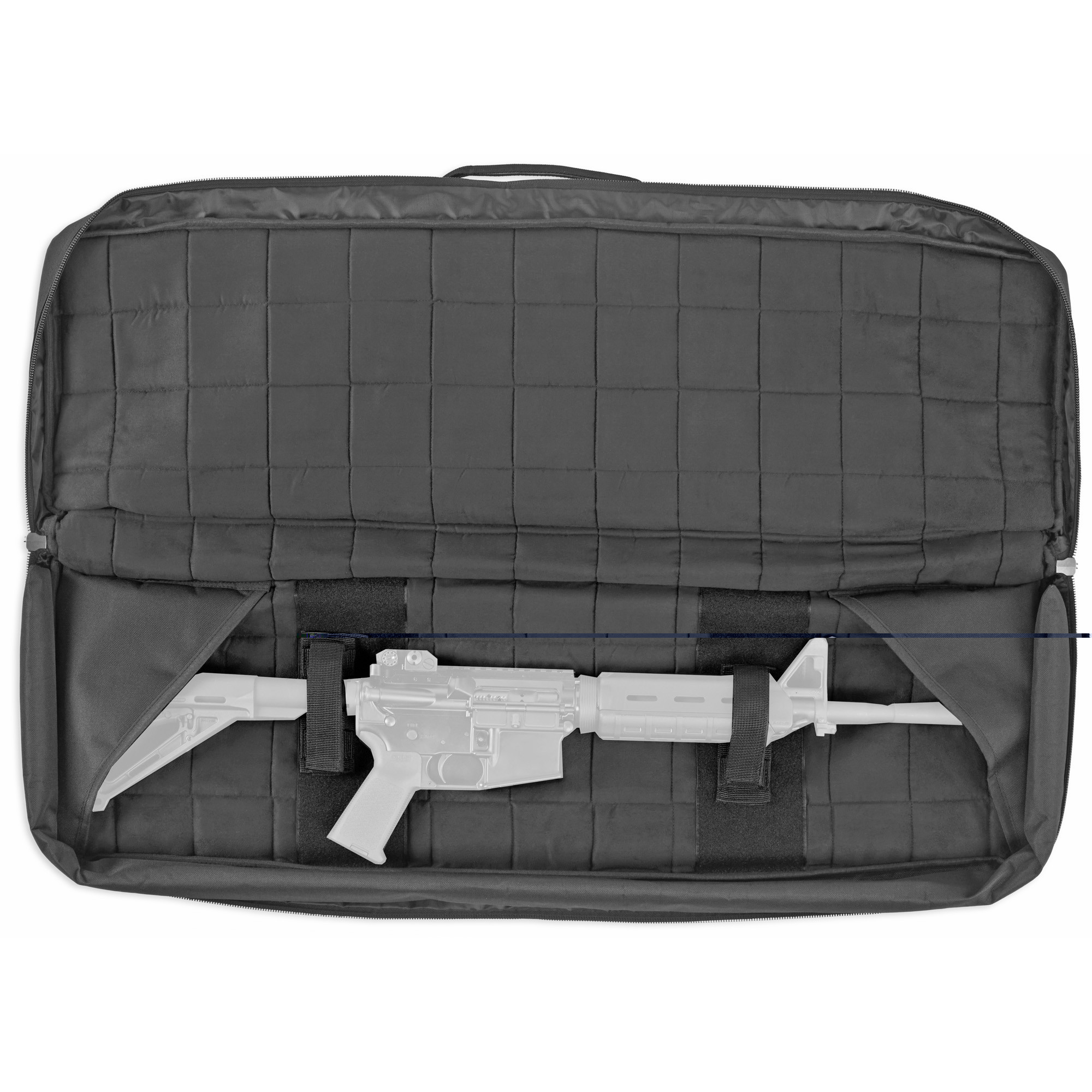 Bulldog Cases Tactical Double Rifle Case, Seal Gra
