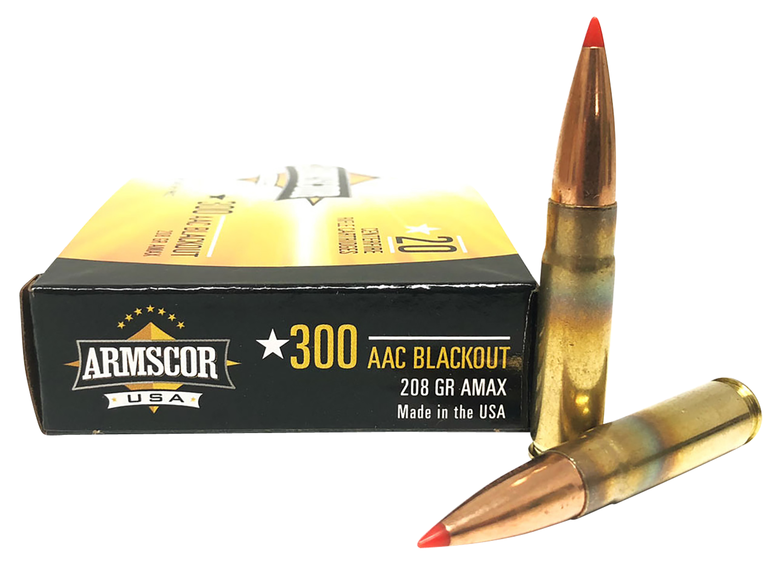 Armscor FAC300AAC2N USA Competition 300 Blackout 208 gr Hornady A-Max (AMX) 20 Per Box/ 10 Cs