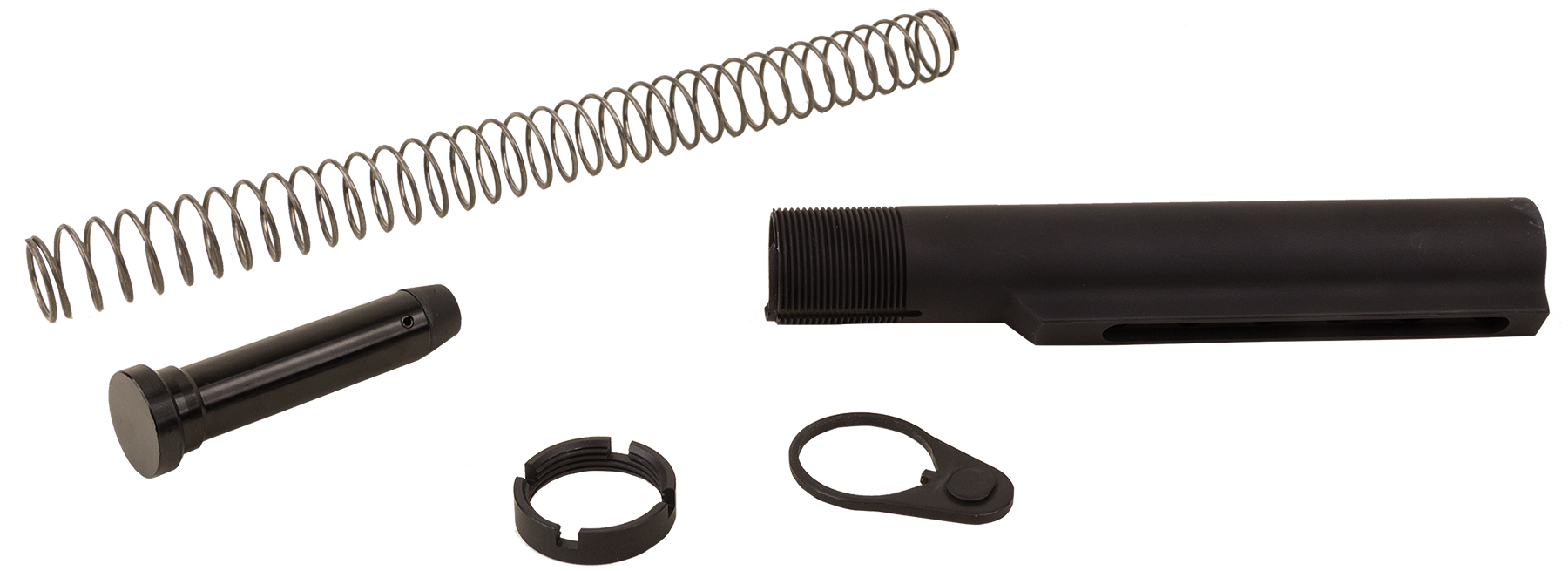 Advanced Technology A5101050 Commercial Buffer Tube AssemblyAR-15 Black Anodized 6061-T6 Aluminum