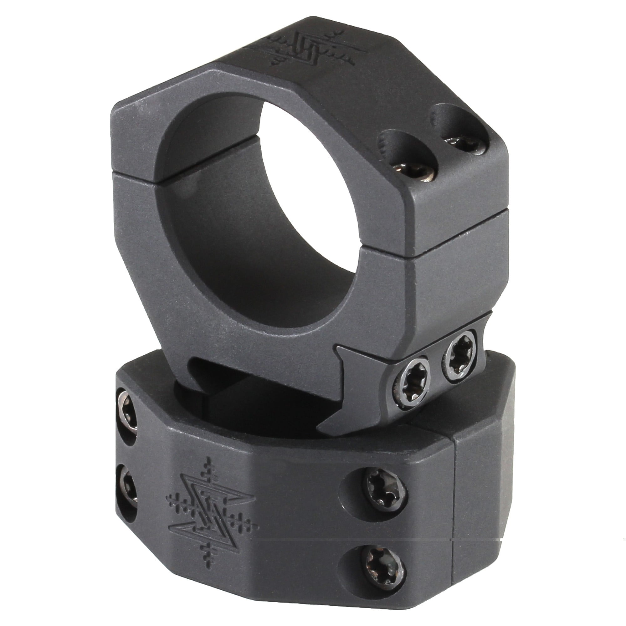 Seekins Precision Scope 30mm Rings Matte, Medium (.87"), 4 Cap Screw