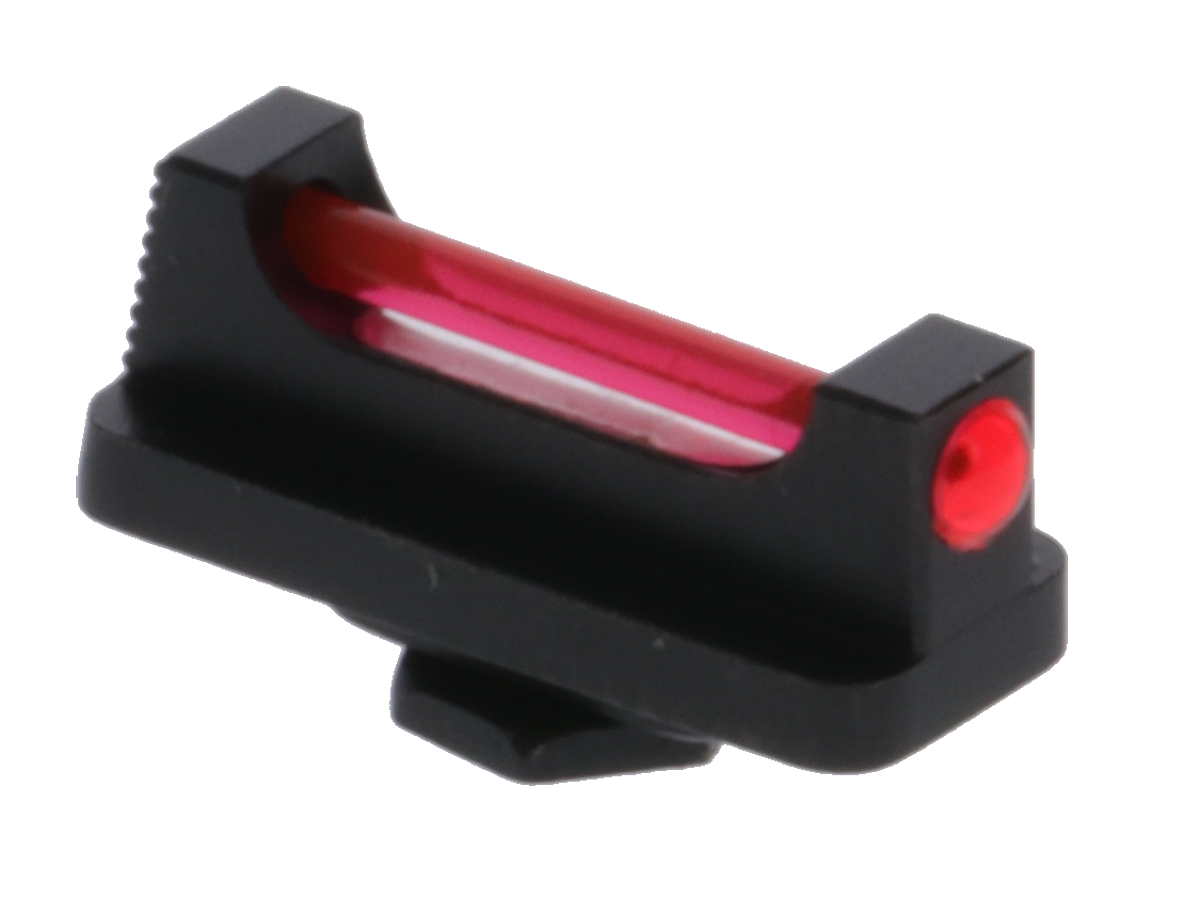 TruGlo TGTG132WQ Fiber-Optic ProBlack | Red Fiber Optic Front Sight