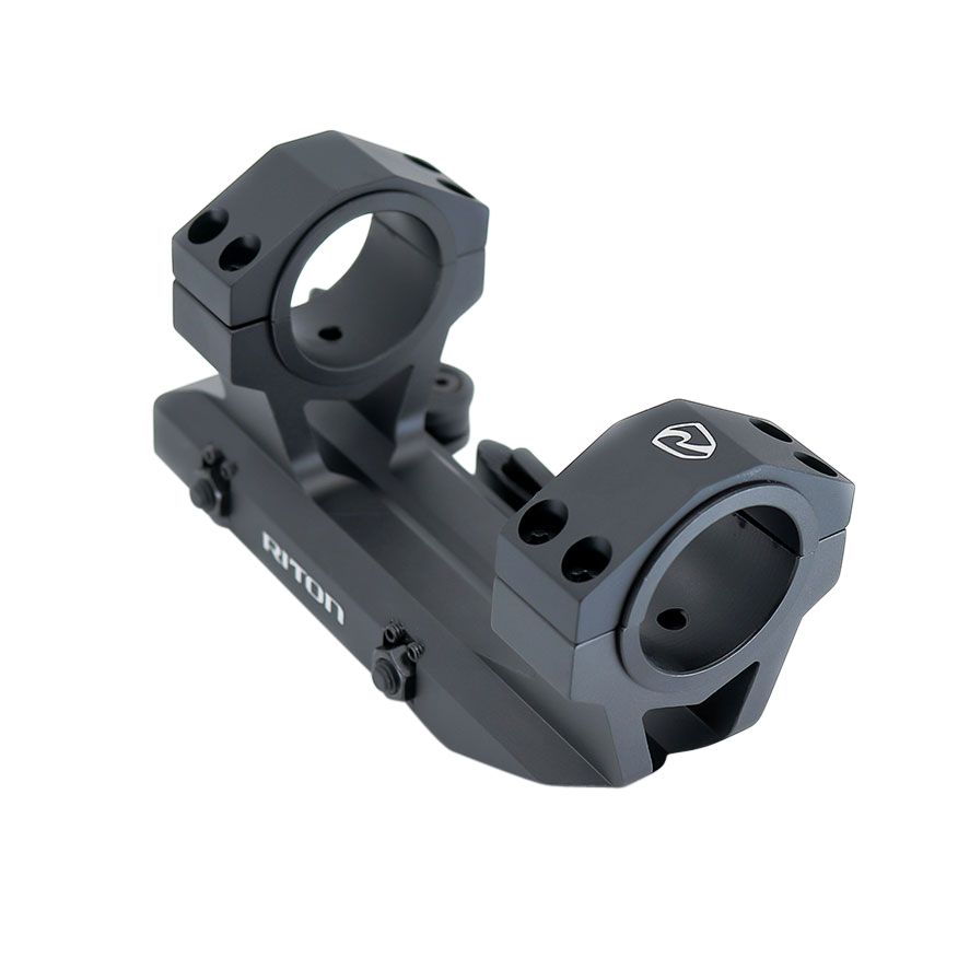 Riton Optics Mount, 30mm, Black, Quick Detach, 30m