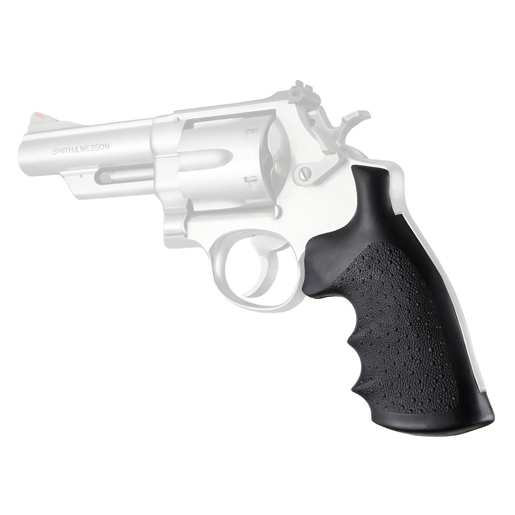 Hogue Monogrip Grips S&W N-Frame Square Butt Rubber Black