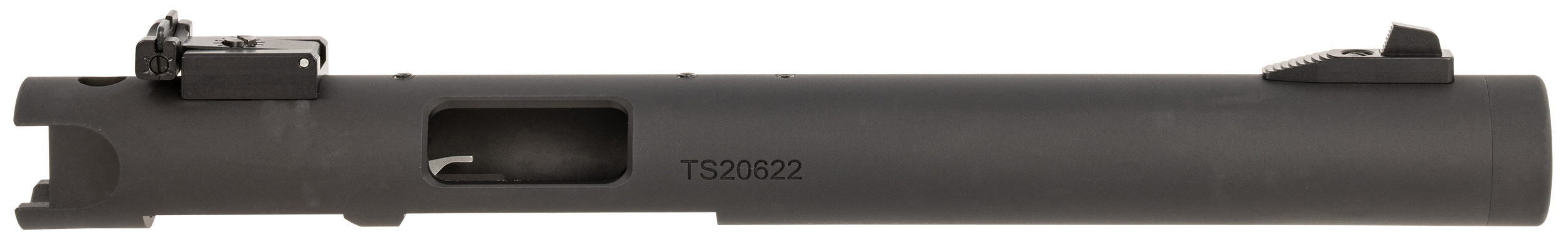 Tactical Solutions PL6TEMBNF Pac-Lite Barrel 22 LR 6" Threaded, Drilled & Tapped, Adj. Sights, Black Anodized for Ruger Mark I/II/III & 22/45