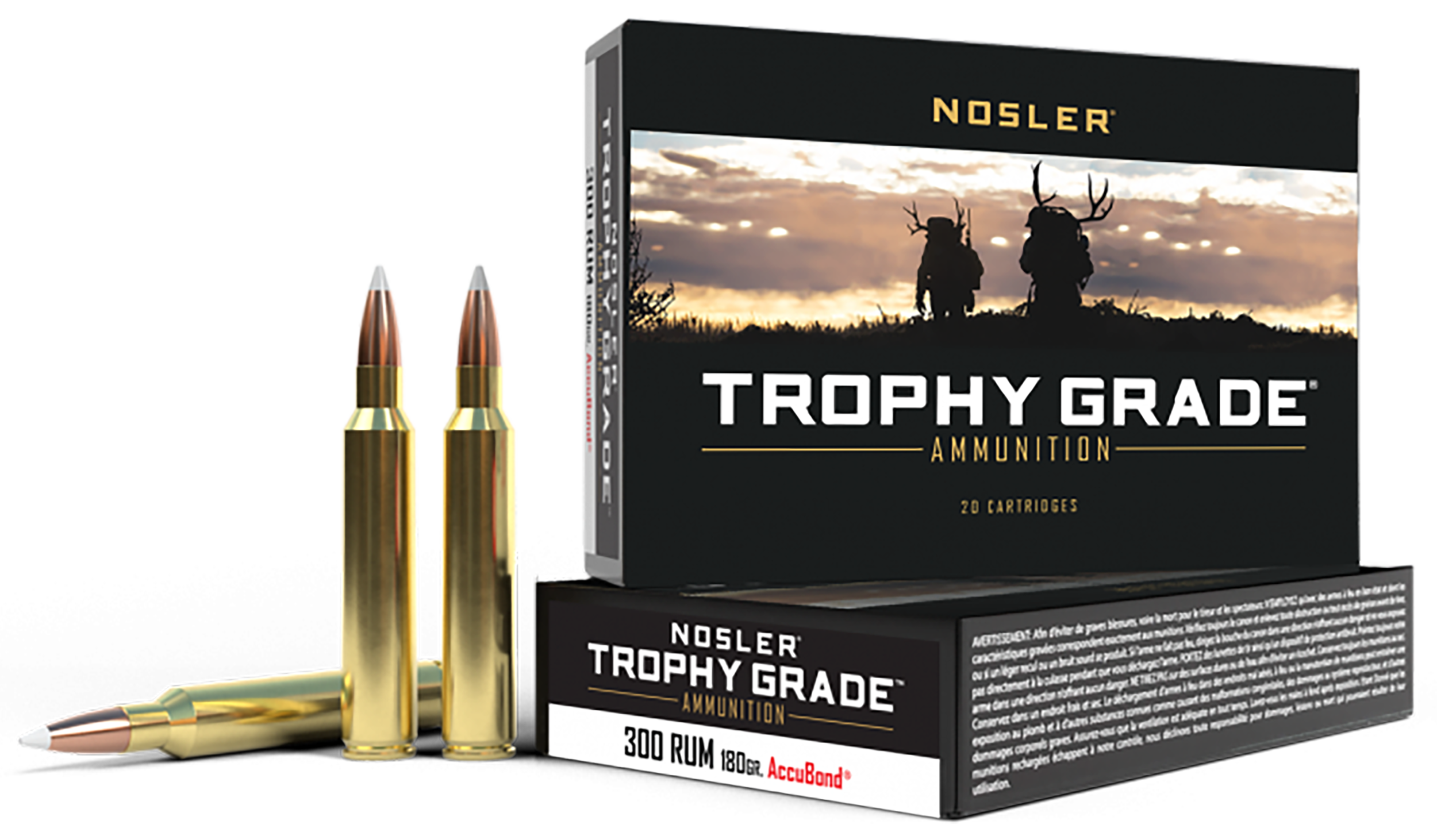 Nosler Trophy Grade Nos 60065 Trophy 300rum   180 Ab             20/10