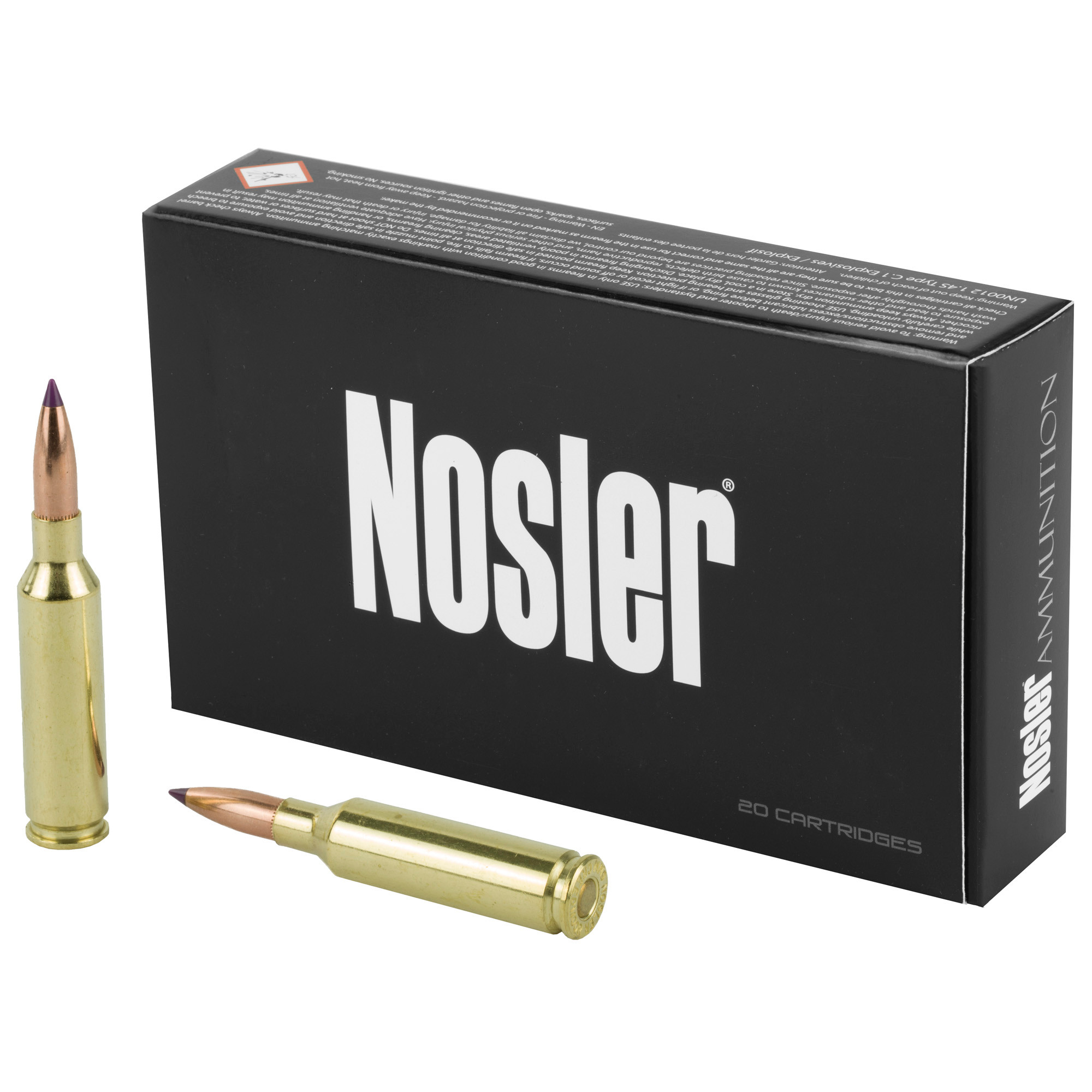 Nosler BT Ammunition 6mm Creedmoor 95 Grain Ballistic Tip 20RD
