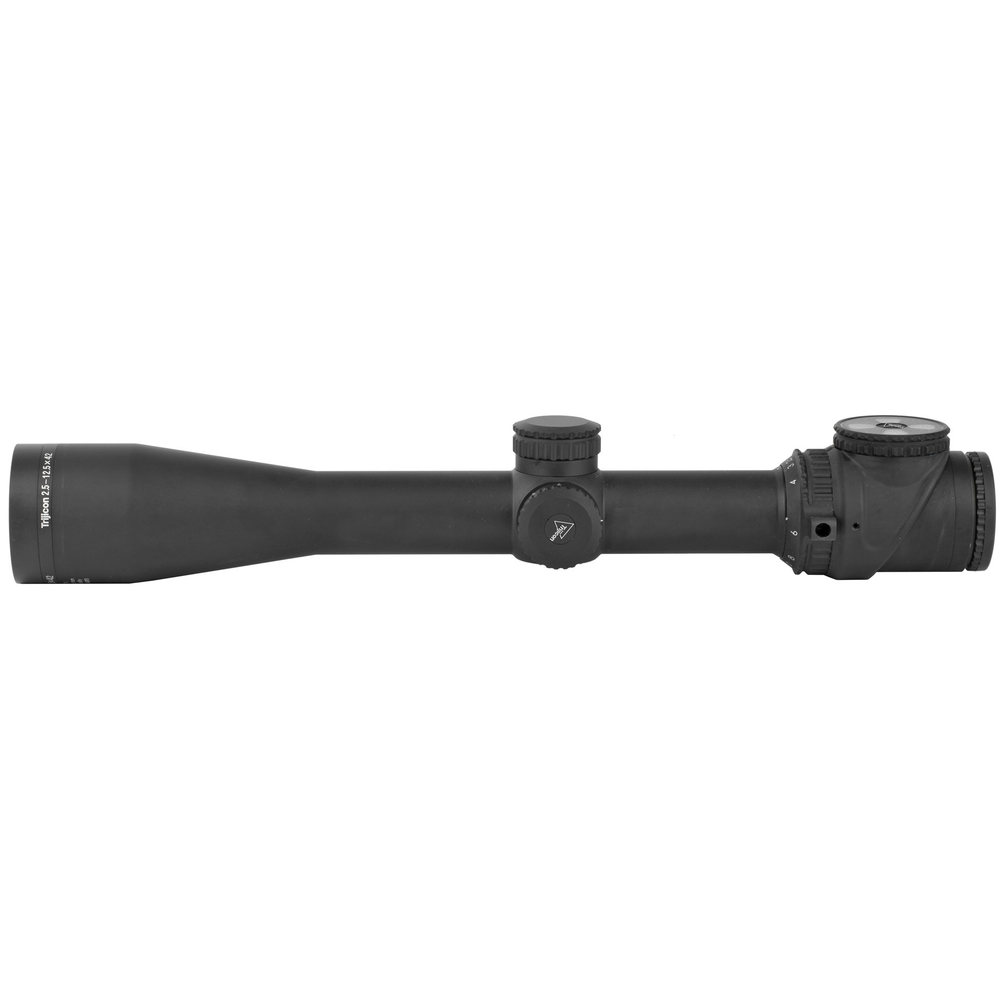 Trijicon 2.5-12.5x42 AccuPoint 30mm Rifle Scope Matte, Standard Duplex Crosshair w/ Green Dot