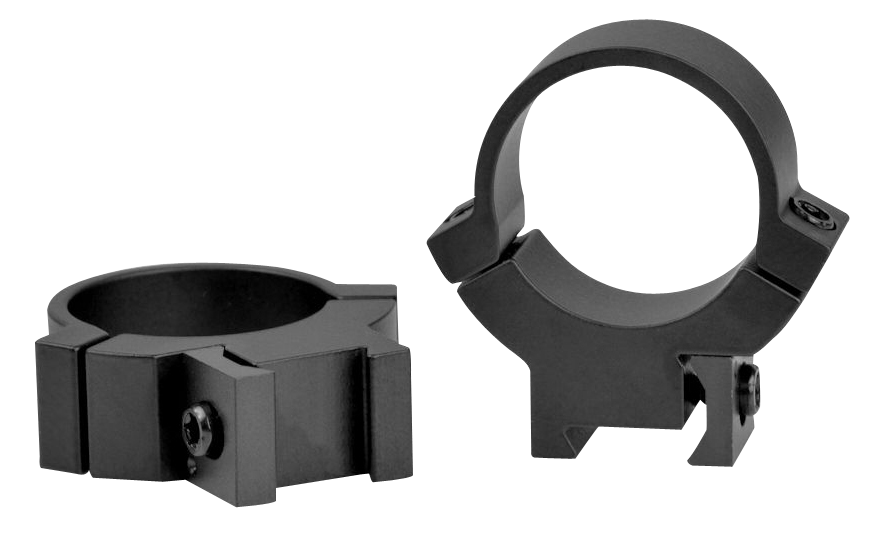 Warne .22 Fixed 1" Rings Matte, Medium, Fits 3/8" & 11mm Dovetail Grooved Receivers