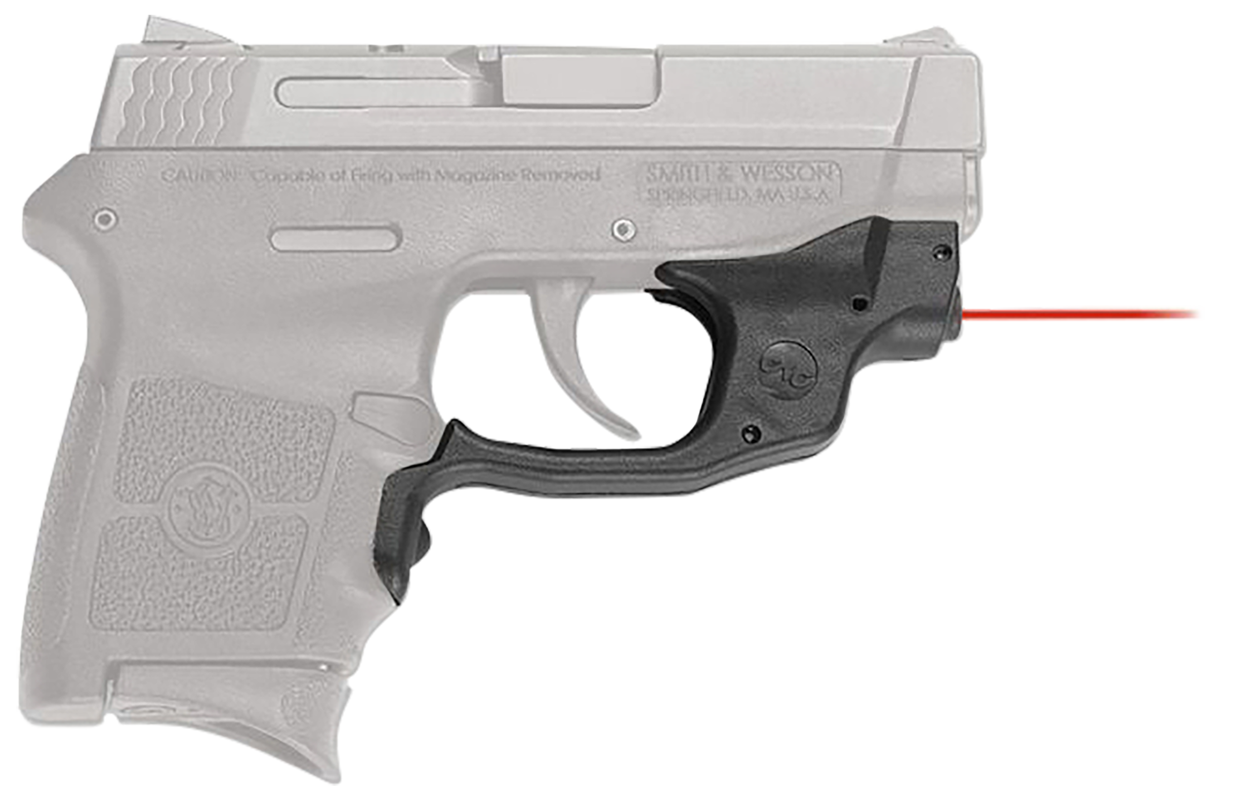 Crimson Trace LG454 Laserguard5mW Red Laser with 633nM Wavelength & 50 ft Range Black Finish for 380 ACP S&W M&P Bodyguard