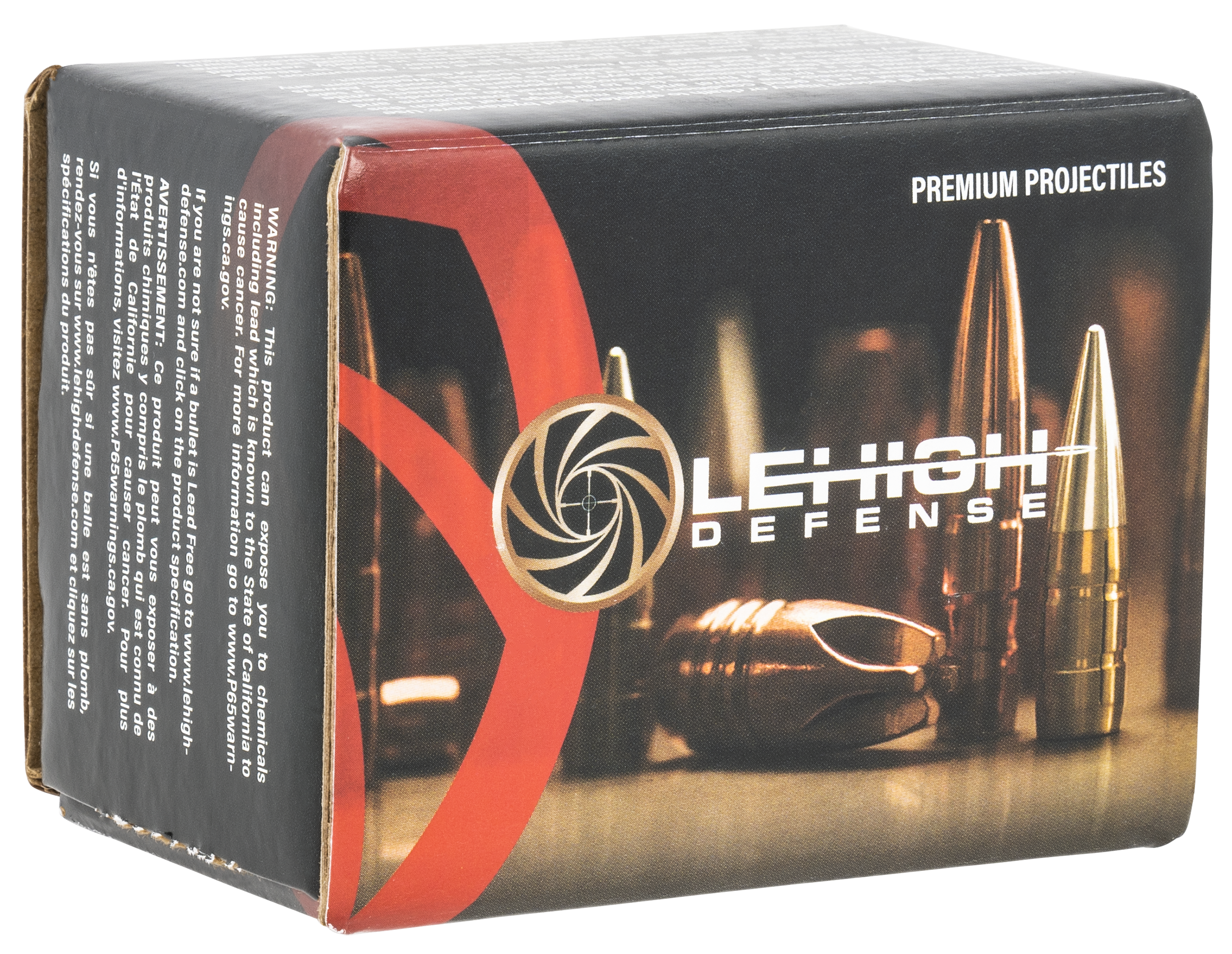 Lehigh Defense Controlled Chaos Bullets 30 Caliber (308 Diameter) 175 Grain Fracturing Copper Hollow Point Boat Tail Lead-Free