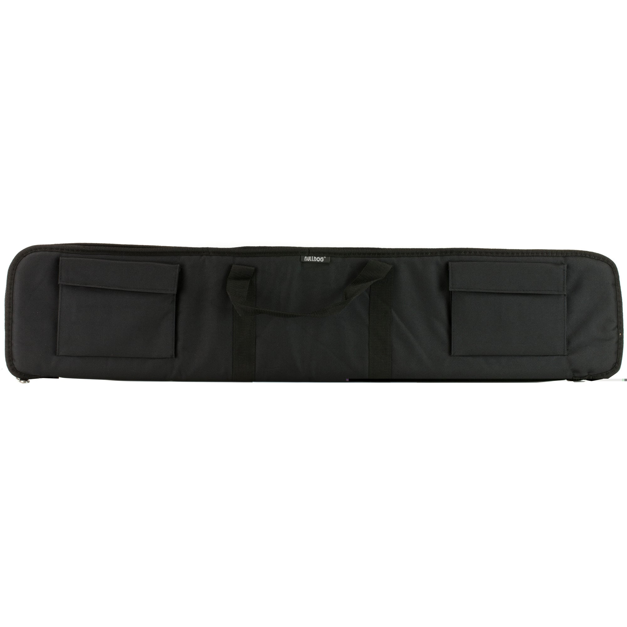 Bulldog BD49242 Tactical Shotgun Case made of Water-Resistant Nylon with Black Finish, 1.75" Foam Padding, Tricot Lining, Full Length Zipper, 2 External Pockets & Hidden Shell Loops 42" L