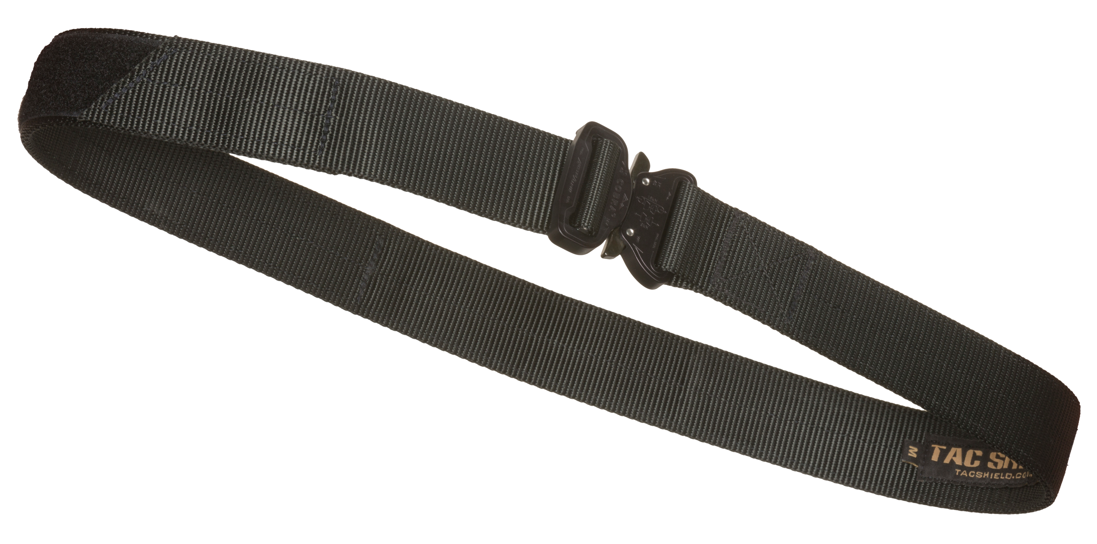 Tacshield T303-MDBK Tactical Gun Belt w/ Cobra Buckle 34"-38" Webbing Black Medium 1.75" Wide""
