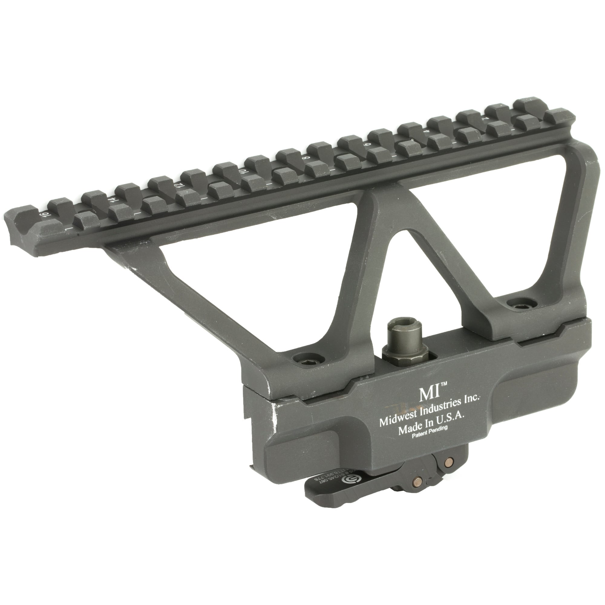 Midwest Industries AK Side Mount Black, Generation 2, Picatinny