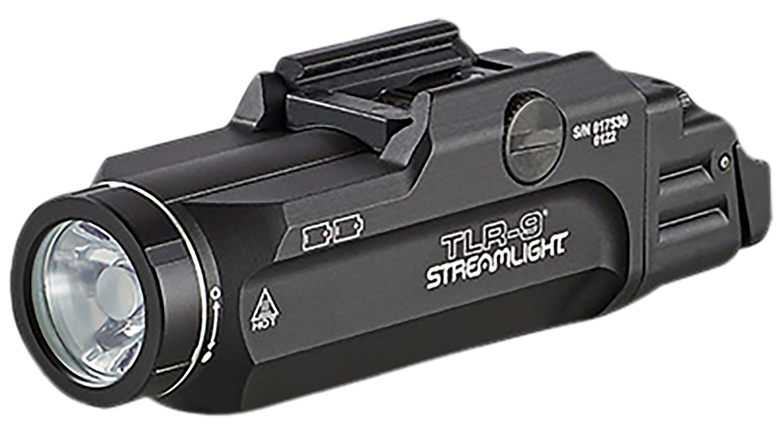 Streamlight 69464 TLR-9 Weapon Light 1000 Lumens Output White 200 Meters Beam Rail Grip Clamp Mount Black Anodized Aluminum