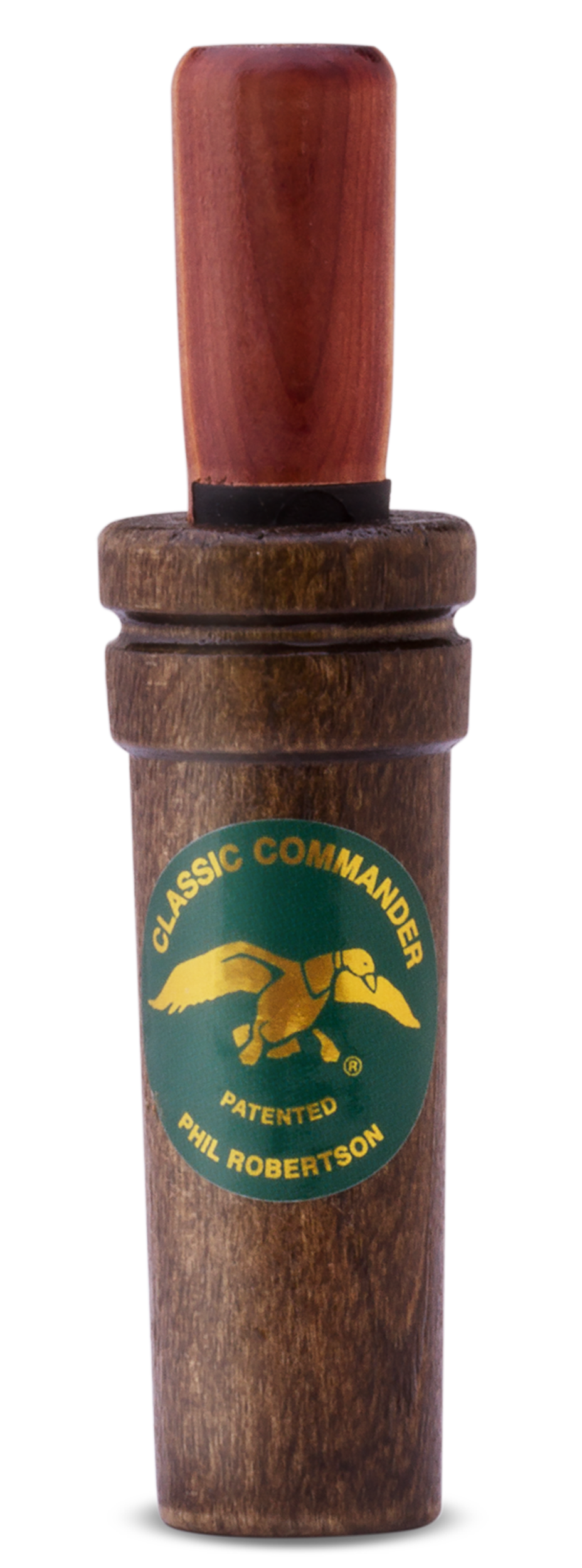 Duck Commander DC200 Classic CommanderOpen Call Double Reed Mallard Hen Sounds Attracts Ducks Natural Wood