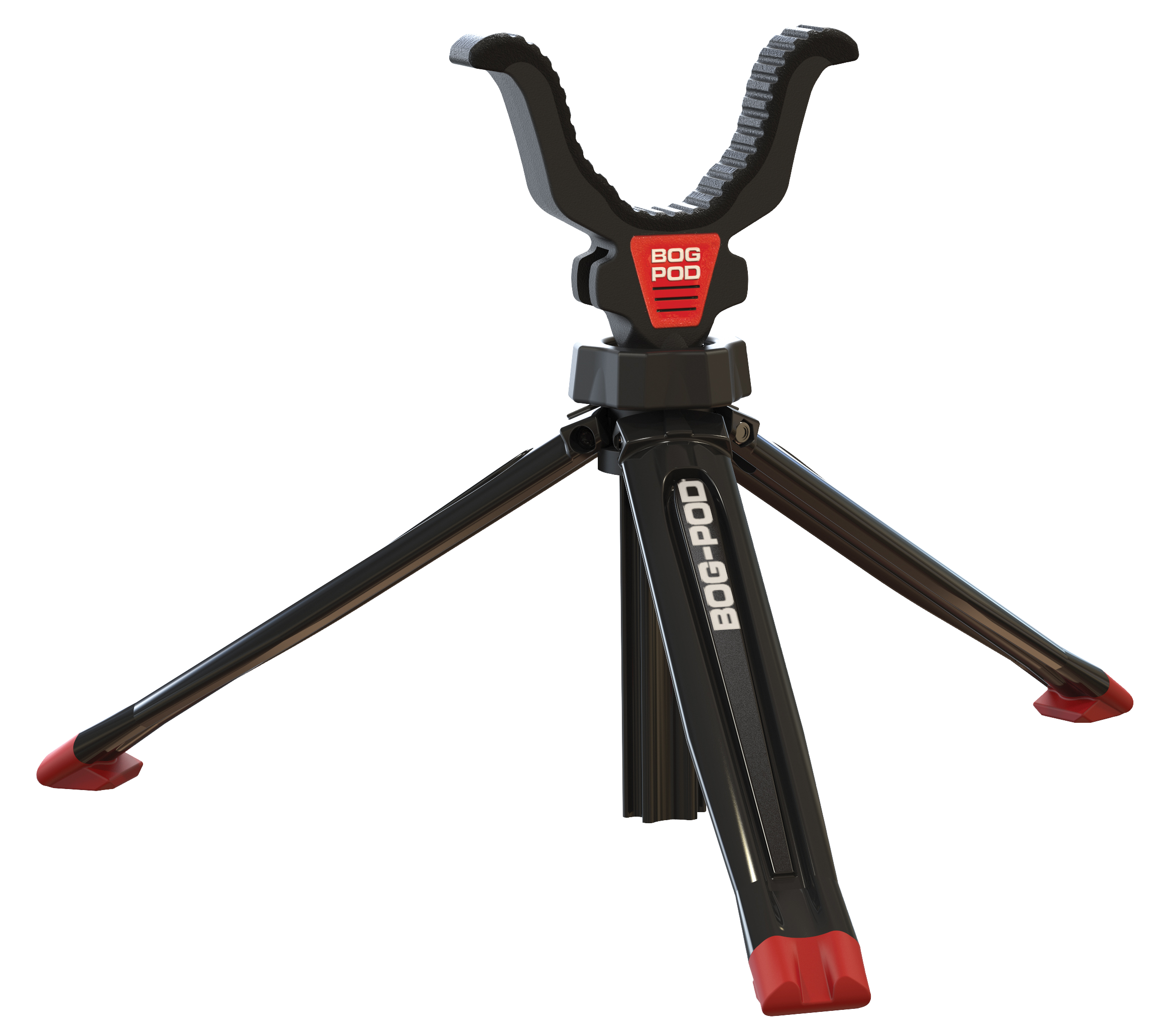 BOG Rapid Shooting Rest Tripod 7" to 11" Aluminum Black and Red