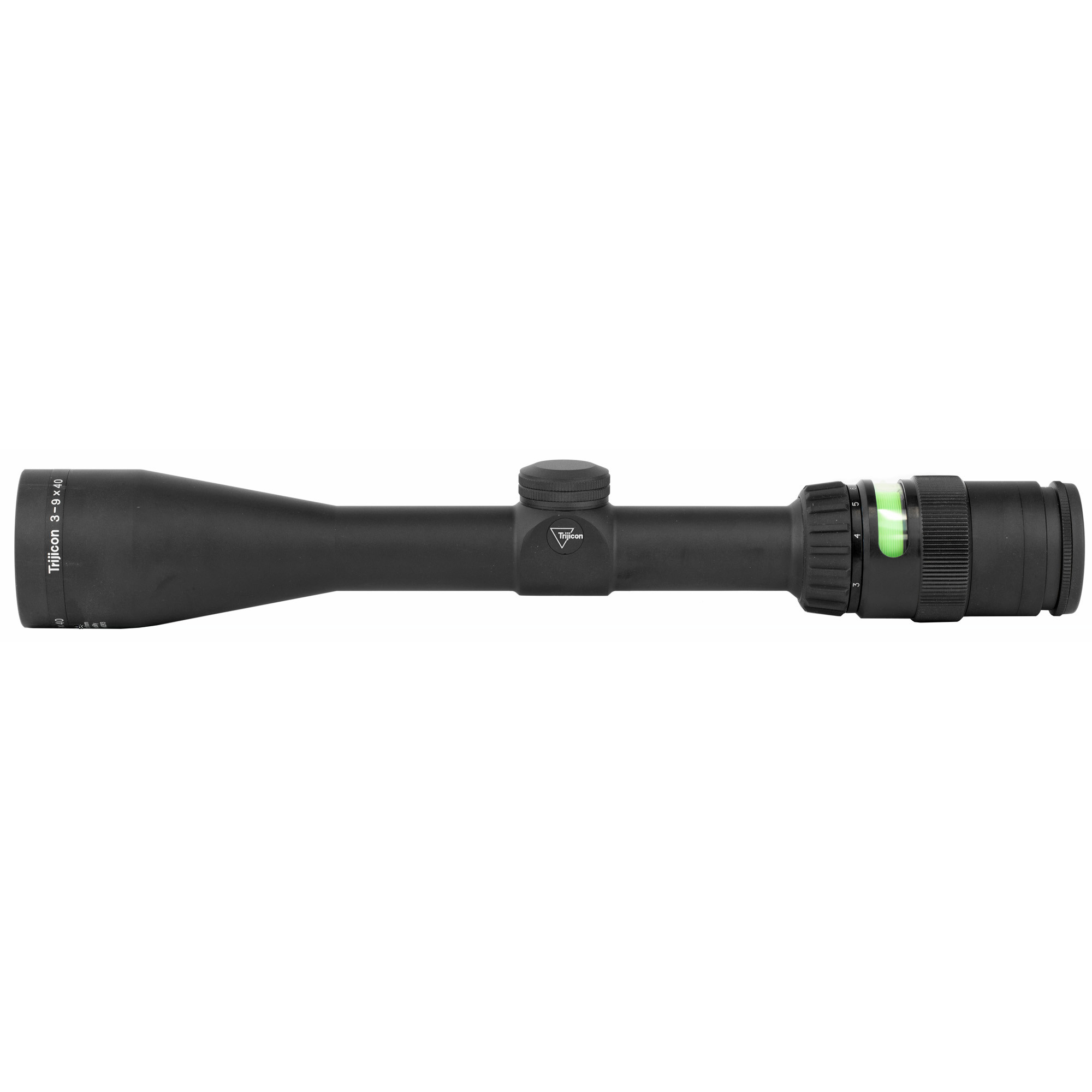 Trijicon 3-9x40 AccuPoint Rifle Scope Matte, Green Triangle Post