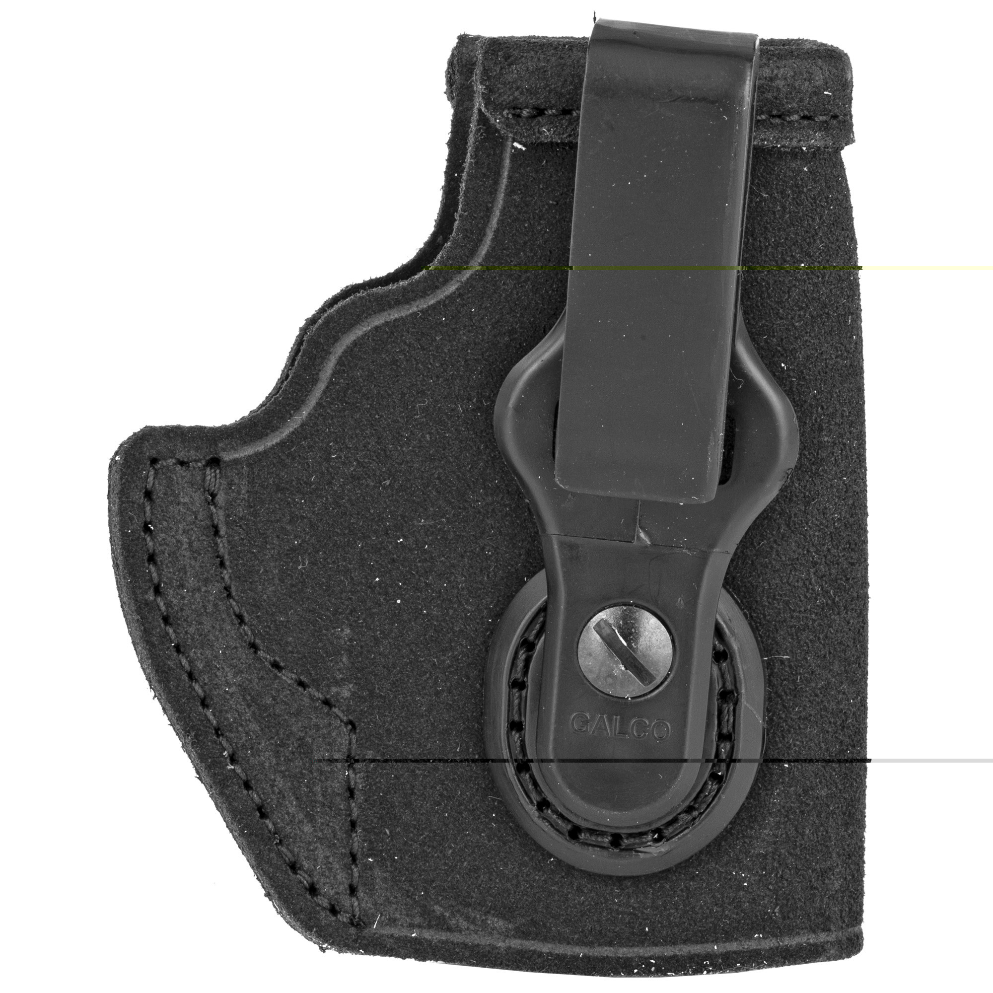 Galco TUC836B Tuck-N-Go 2.0 IWB Black Leather UniClip/Stealth Clip Fits Ruger LCP II/Ruger LCP Max Ambidextrous