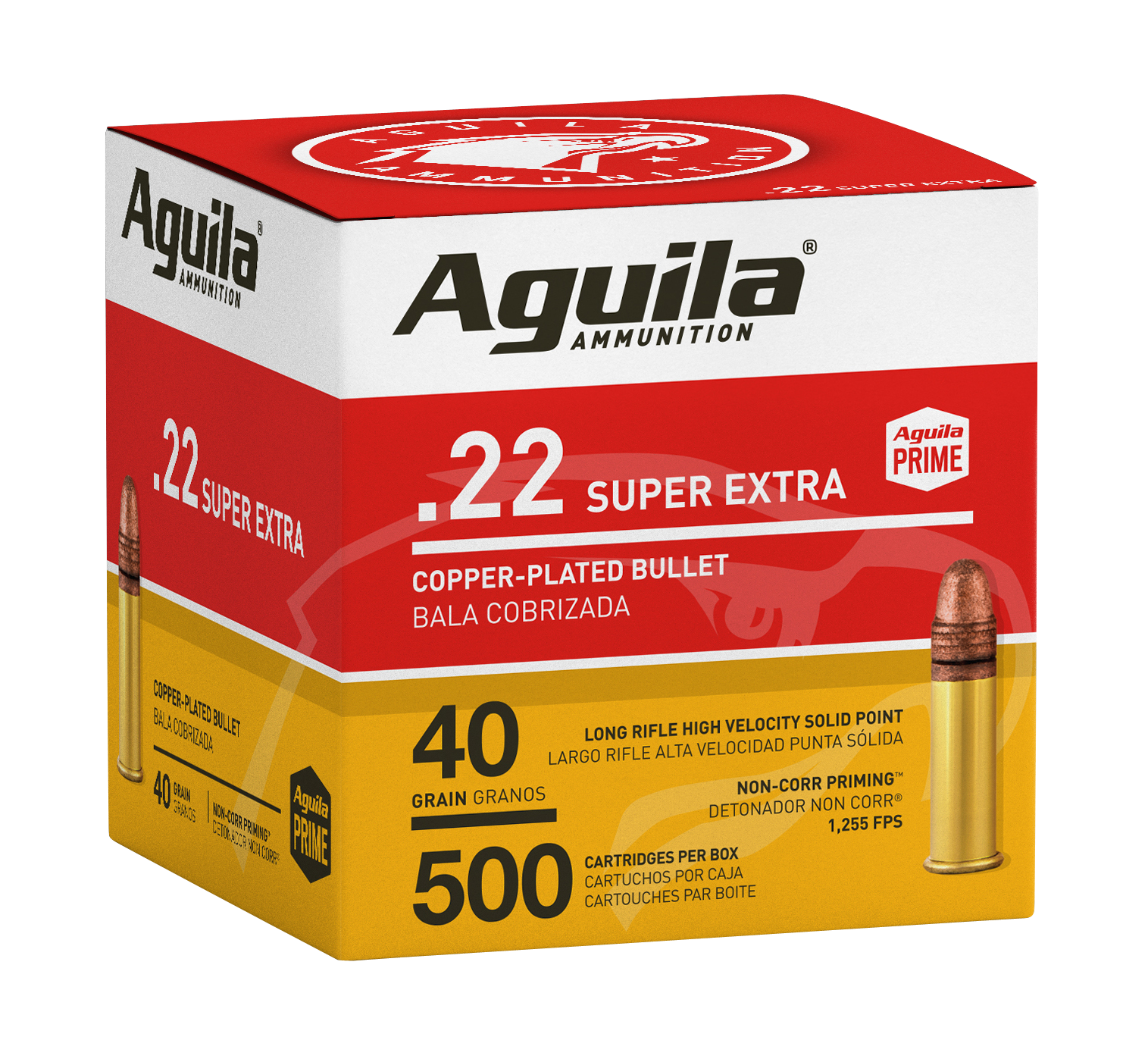 Aguila 22lr Hv 40gr 500/2000