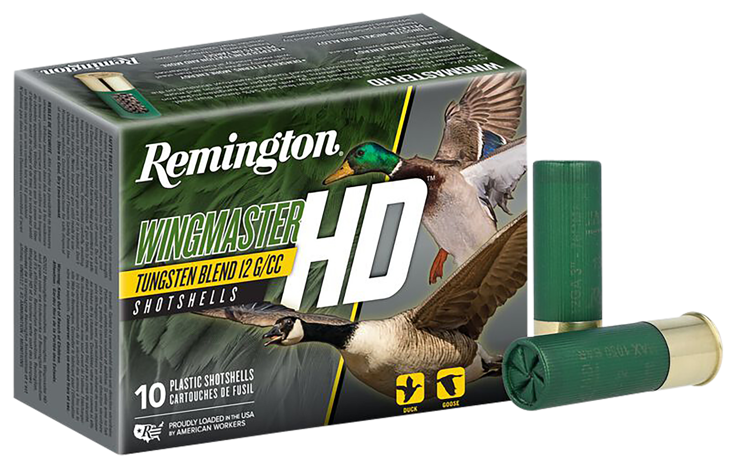 Remington Ammunition 20693 Wingmaster HD Waterfowl 12 Gauge 2.75" 1 1/4 oz 4 Shot 10 Per Box/ 10 Cs