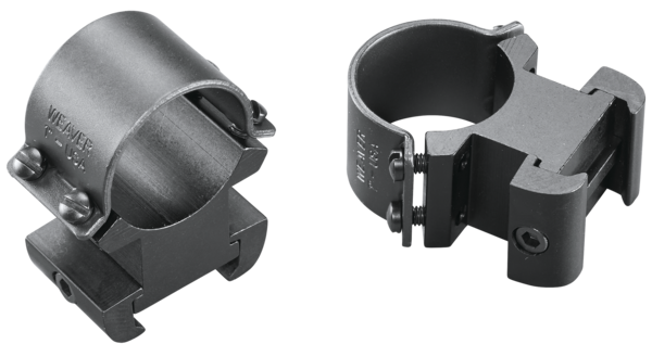Weaver Sure Grip Windage Adjustable 1" Rings Matte, Extra High