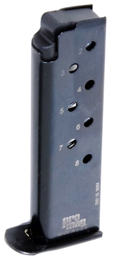 ProMag Magazine S&W 39 9mm Luger 8-Round Steel Blue