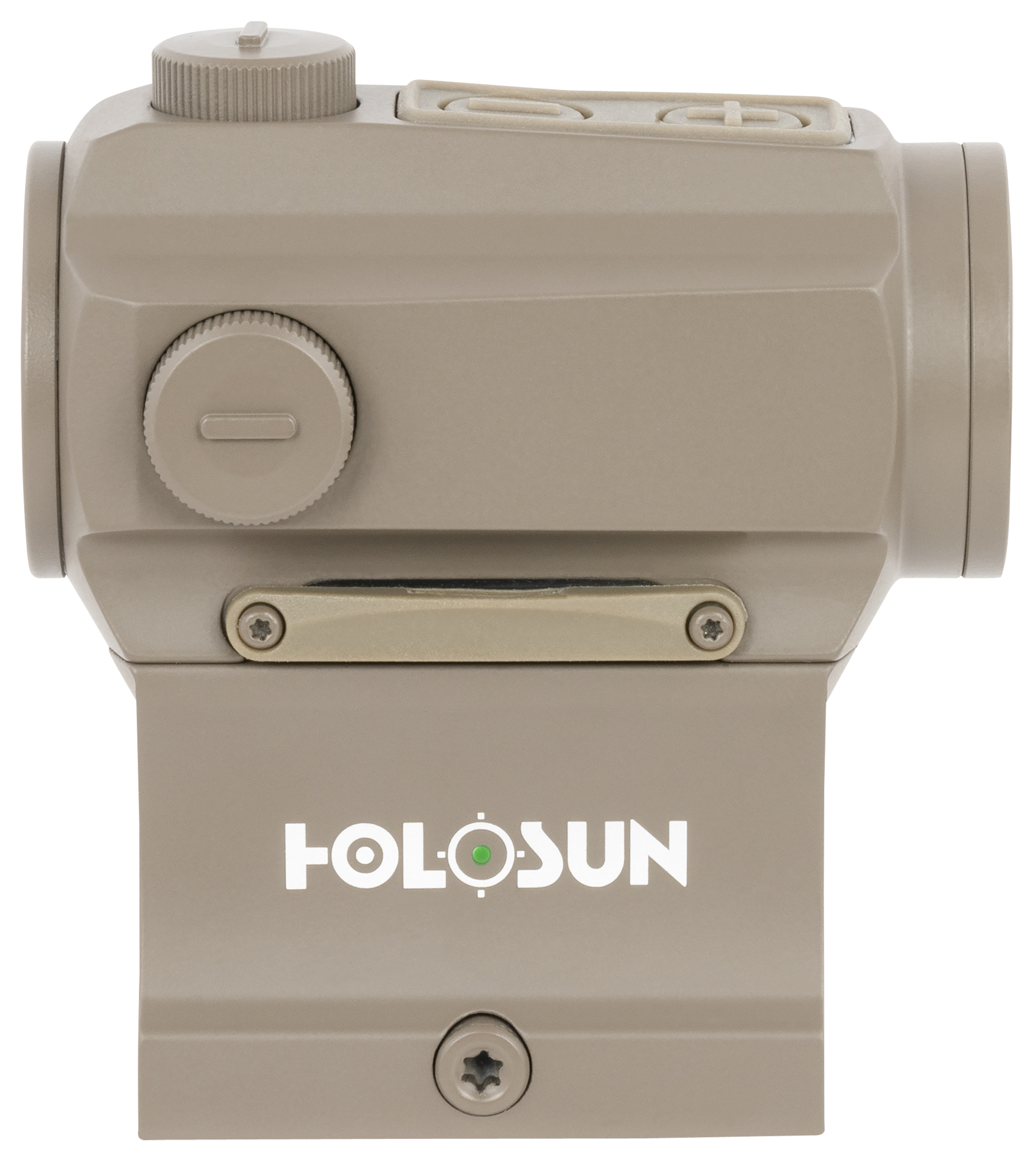 Holosun HE403B-GR Elite Green Dot Sight 1x 2 MOA Dot Picatinny-Style Low and Lower 1/3 Co-Witness Mounts Flat Dark Earth