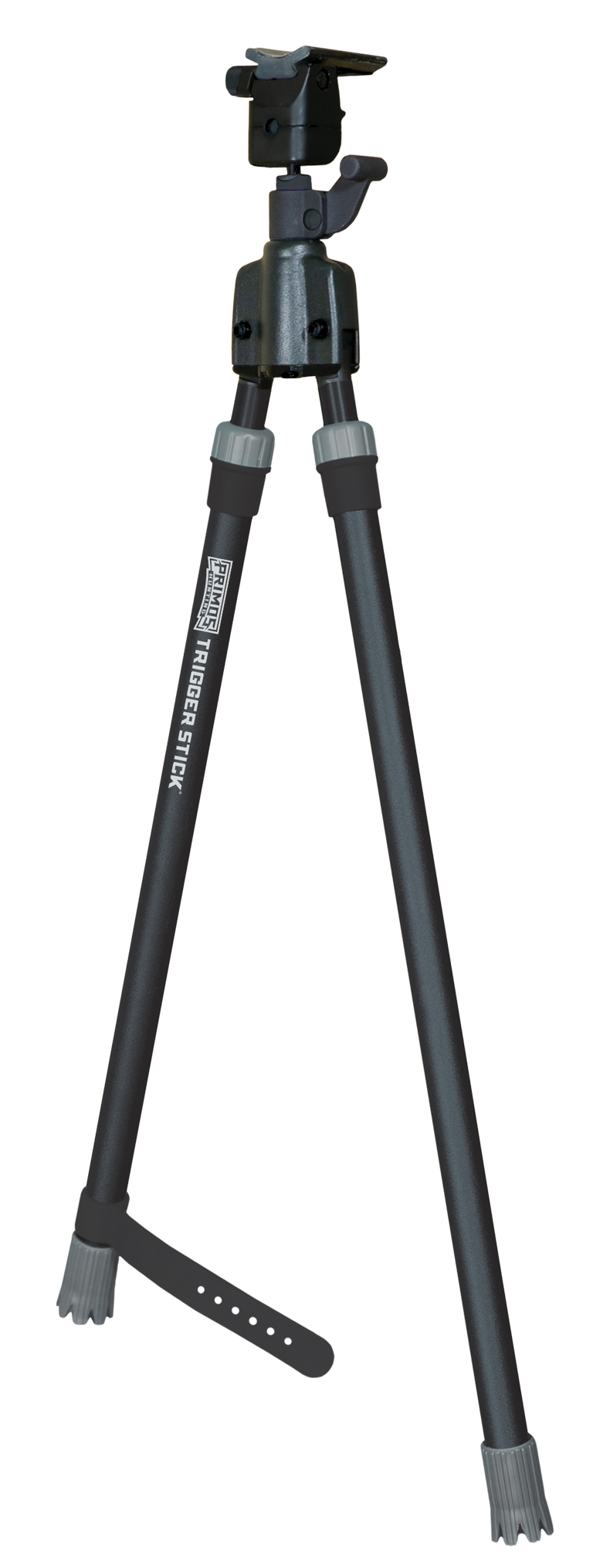 Primos 65826 Trigger StickBipod made of Steel with Black & Gray Finish, QD Swivel Stud Attachment Type & Medium Height (Clam Package)