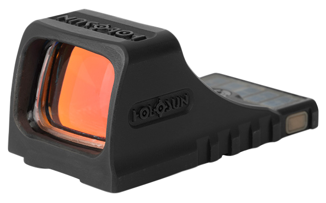 Holosun SCS-MOS Reflex Sight 1x Selectable Reticle Solar/Battery Powered for Glock MOS Matte