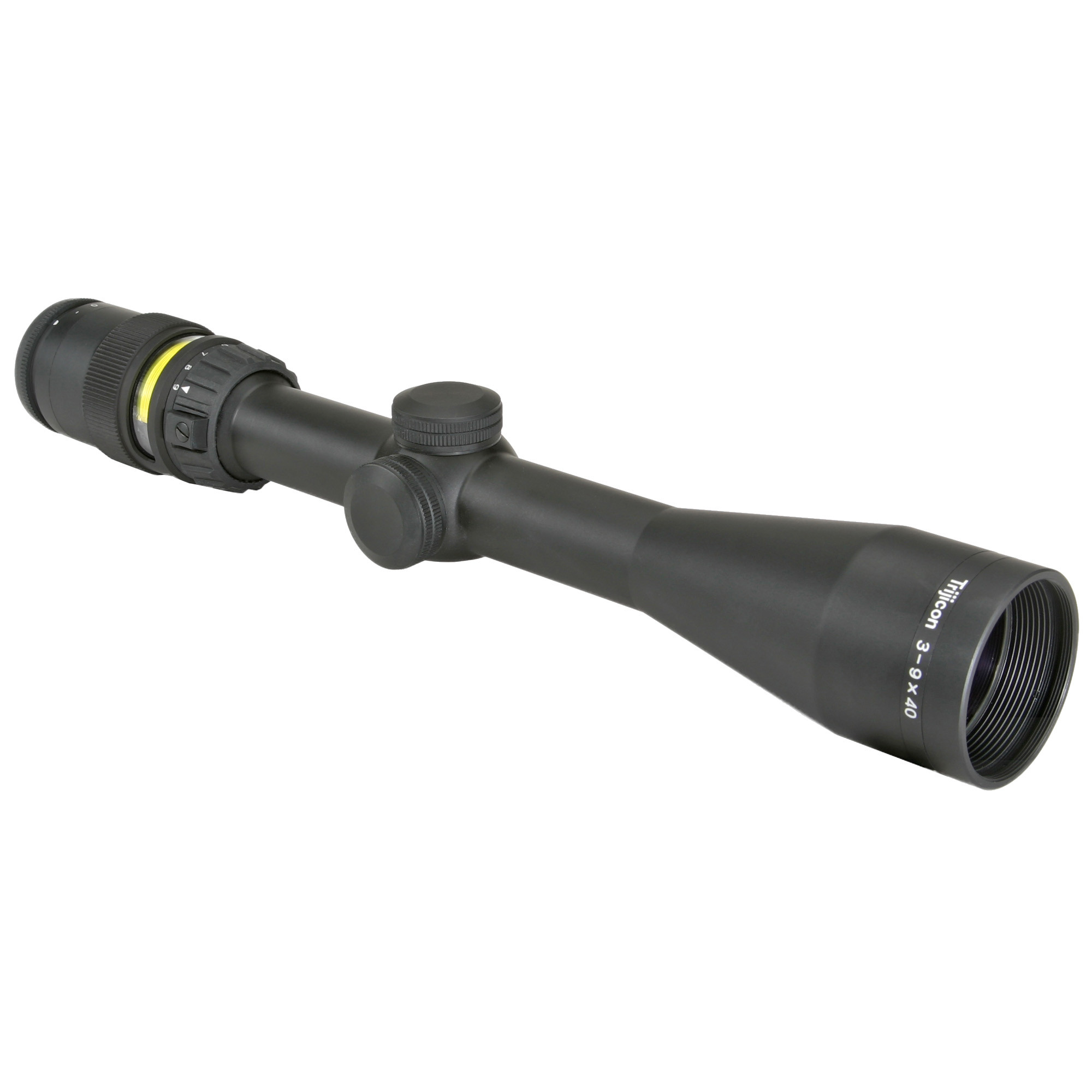 Trijicon 3-9x40 AccuPoint Rifle Scope Matte, Mil-Dot Crosshair w/ Amber Dot